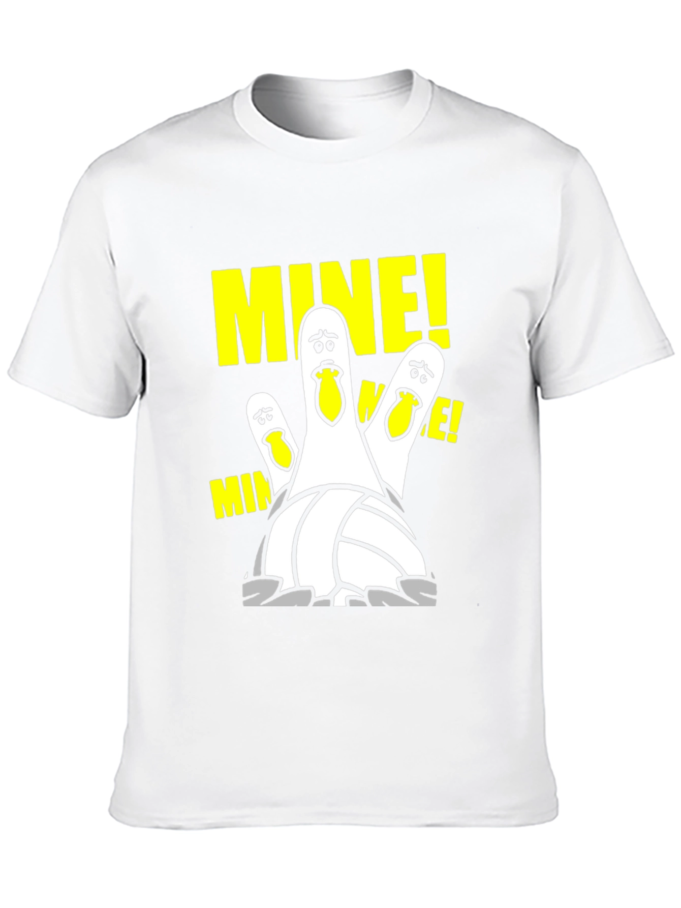 MINE! Volleyball Seagull Graphic T-Shirt