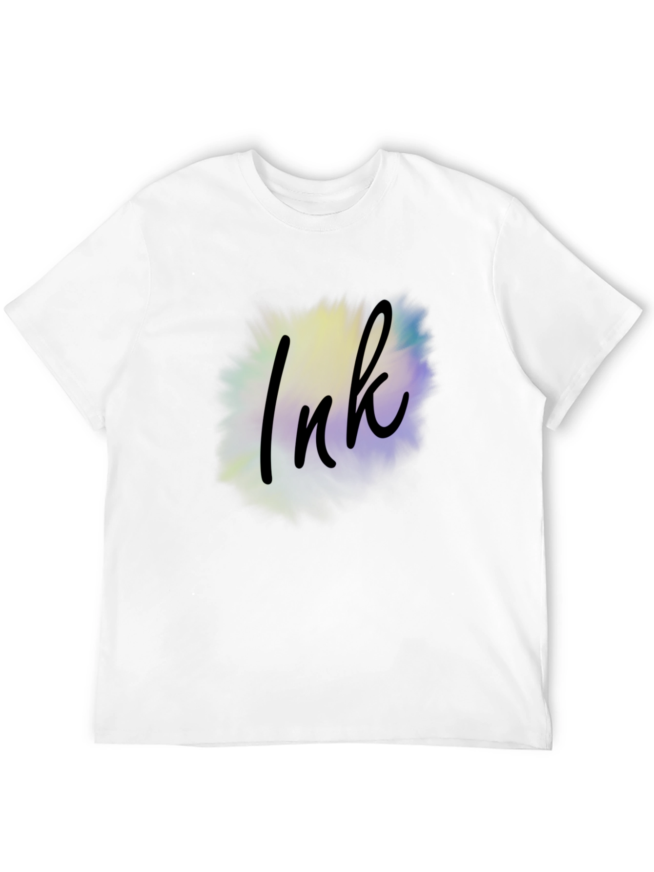 Mens Black Ink Graphic Tee - Stylish Casual Wear
