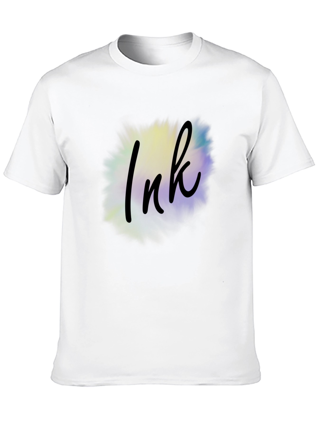 Mens Black Ink Graphic Tee - Stylish Casual Wear