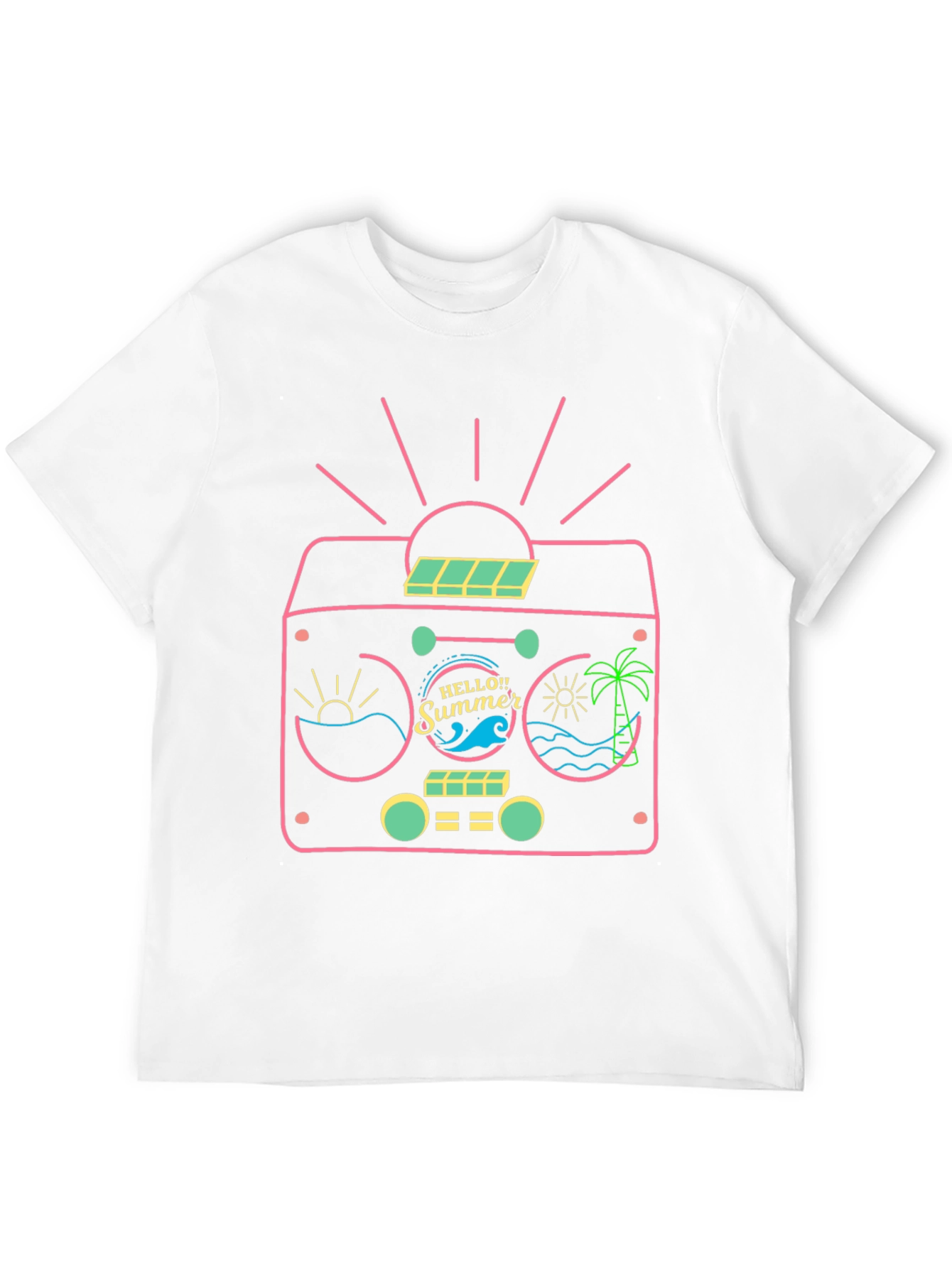 Retro Summer Radio Graphic Tee