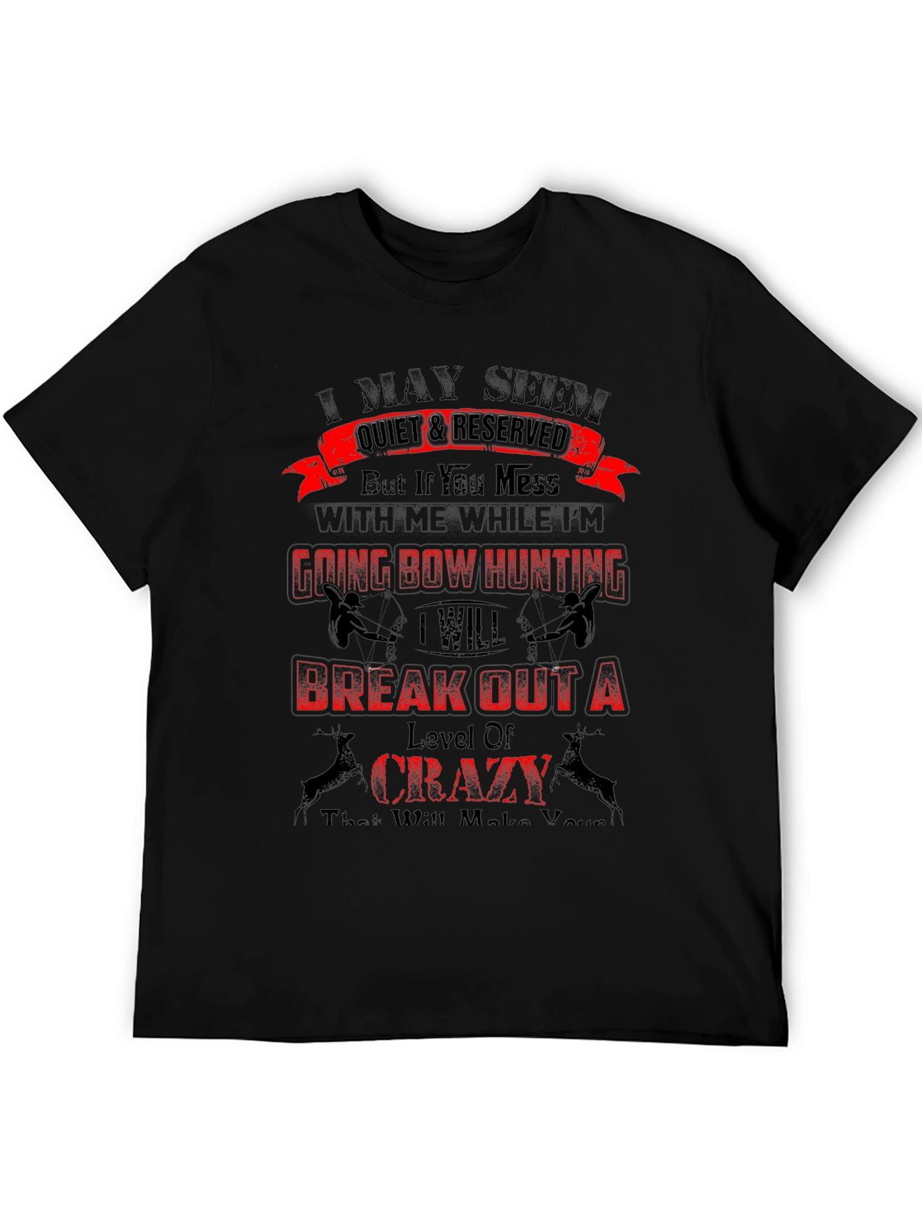 Bow Hunting Mens Graphic T-Shirt