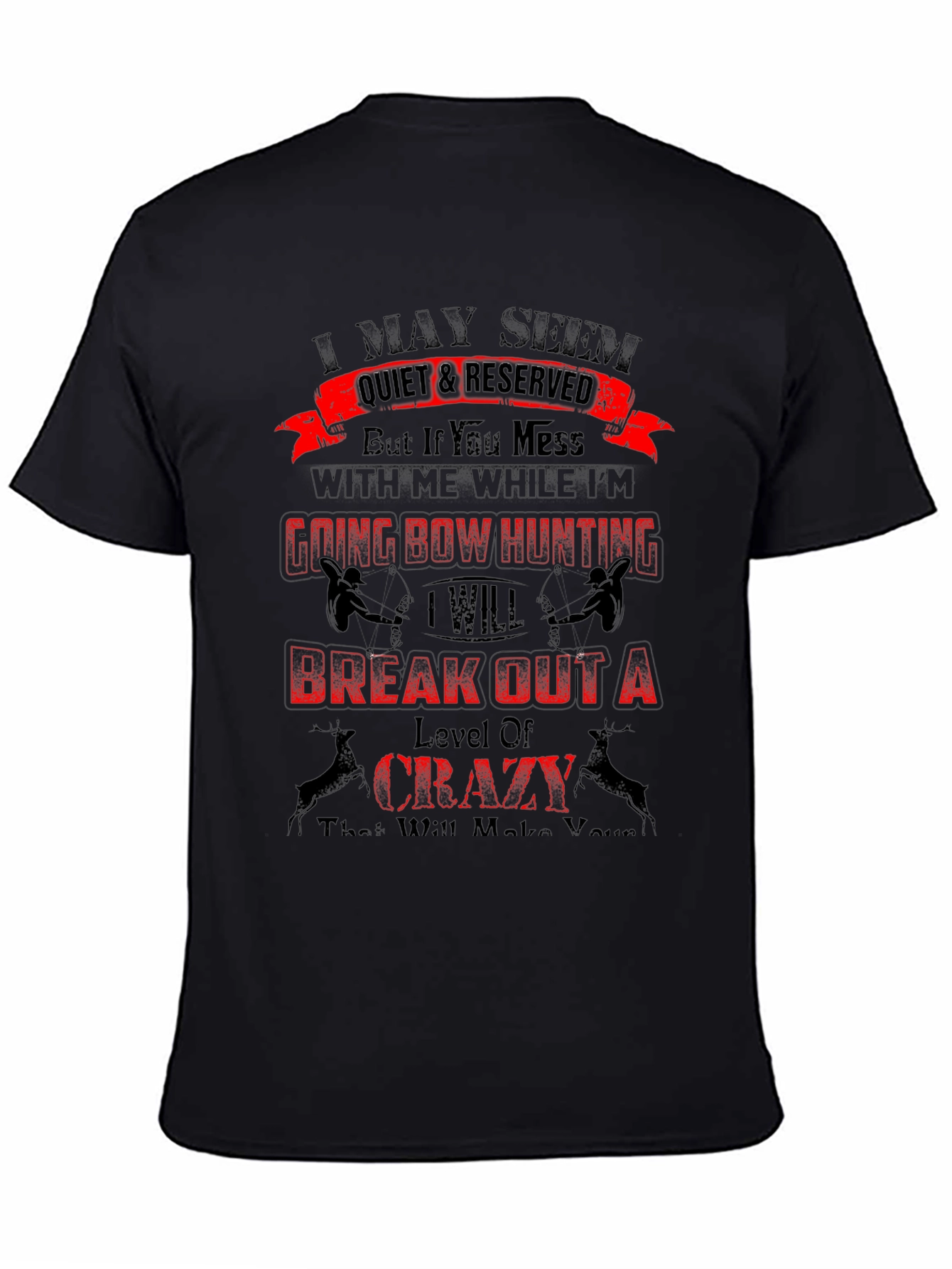 Bow Hunting Mens Graphic T-Shirt