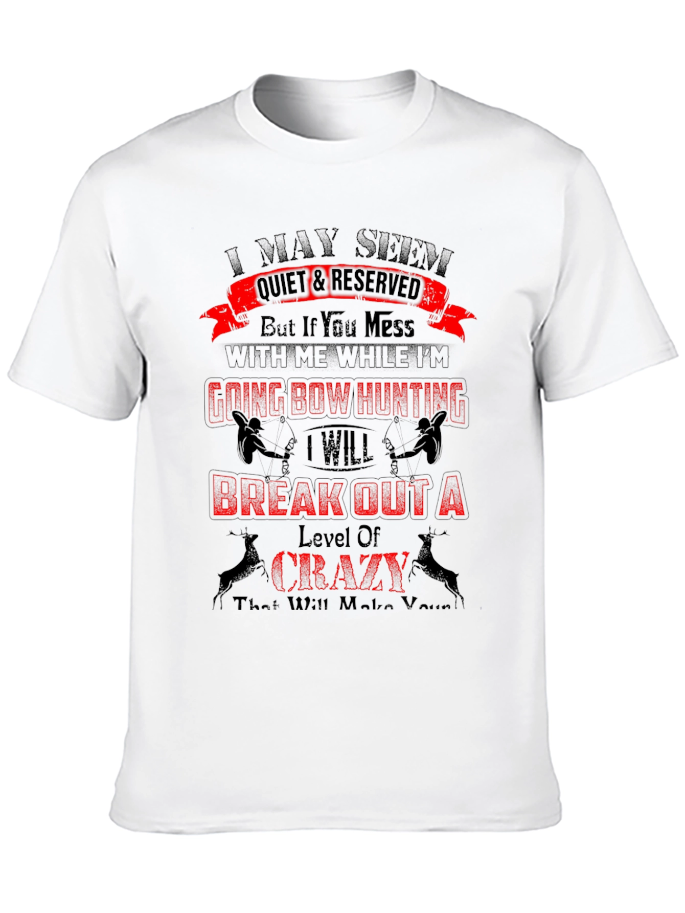Bow Hunting Mens Graphic T-Shirt