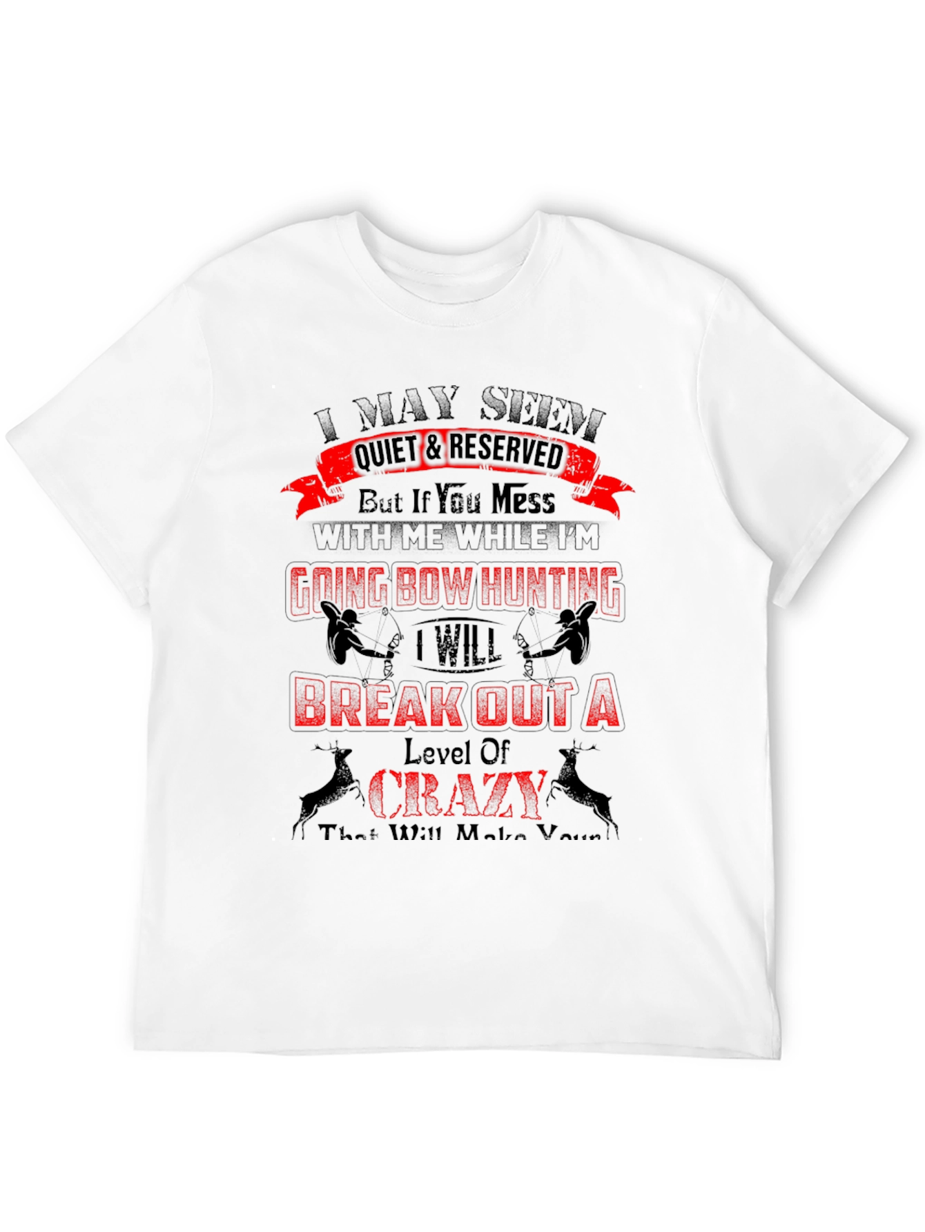 Bow Hunting Mens Graphic T-Shirt