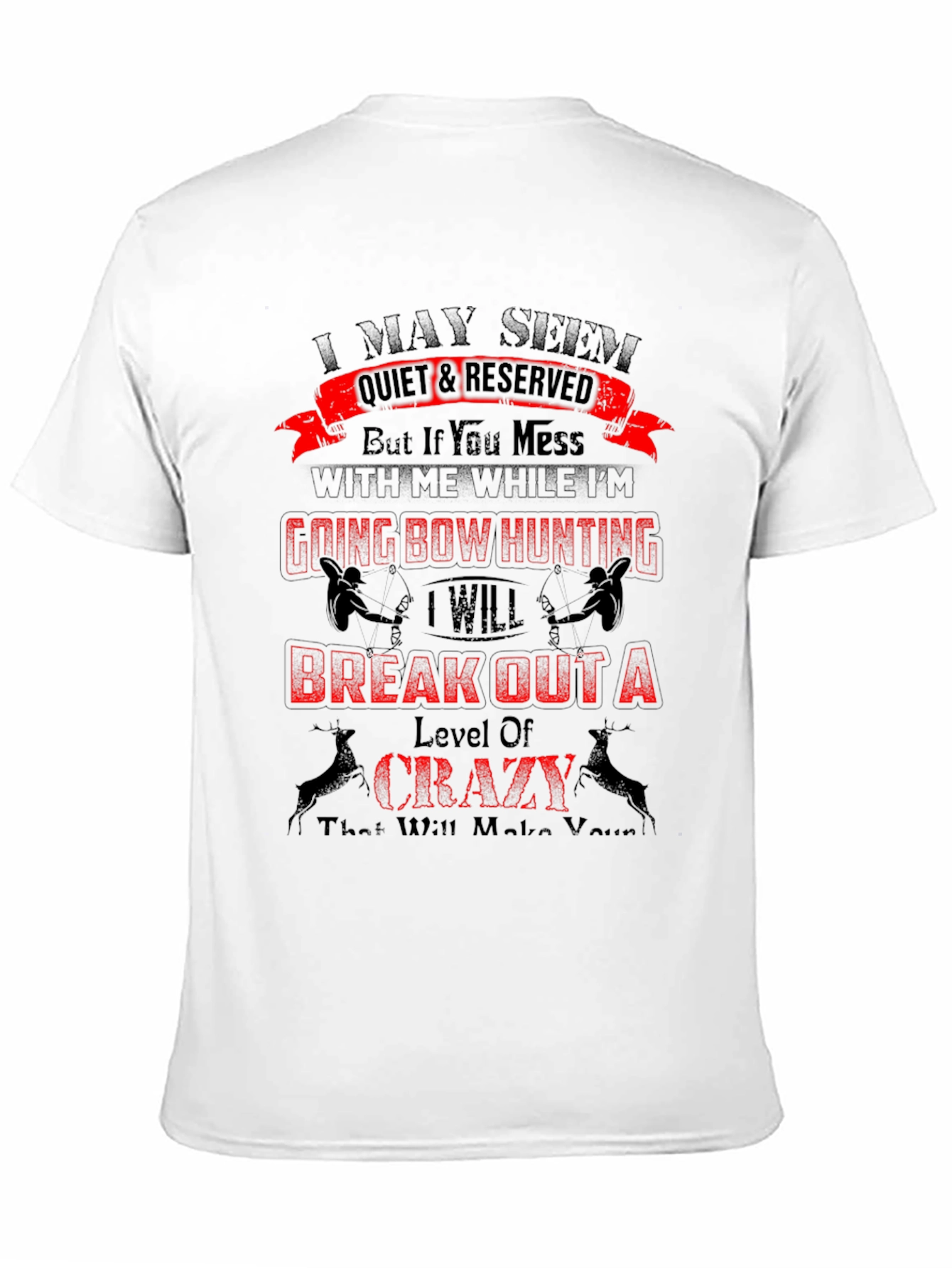 Bow Hunting Mens Graphic T-Shirt