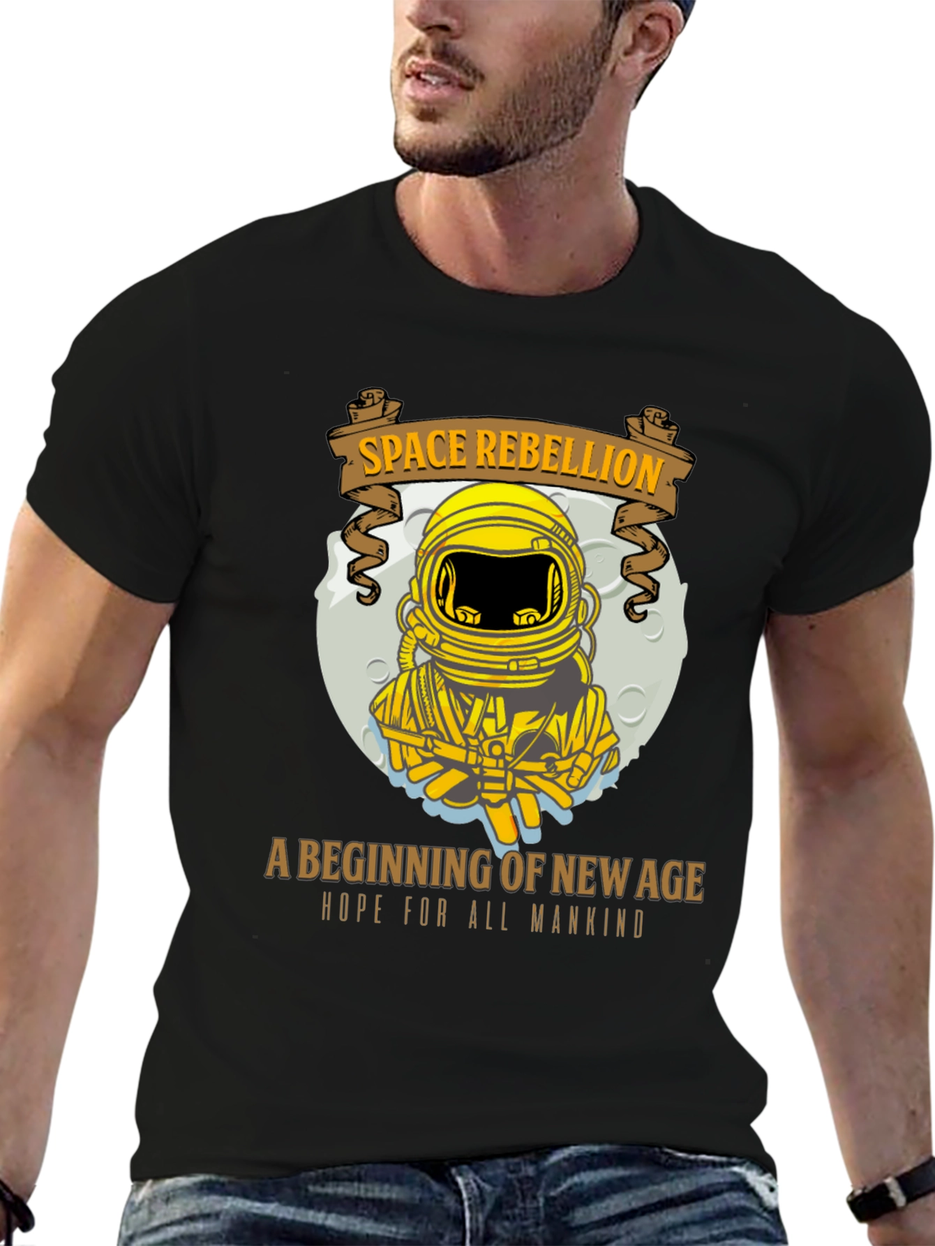 Space Rebellion Graphic T-Shirt
