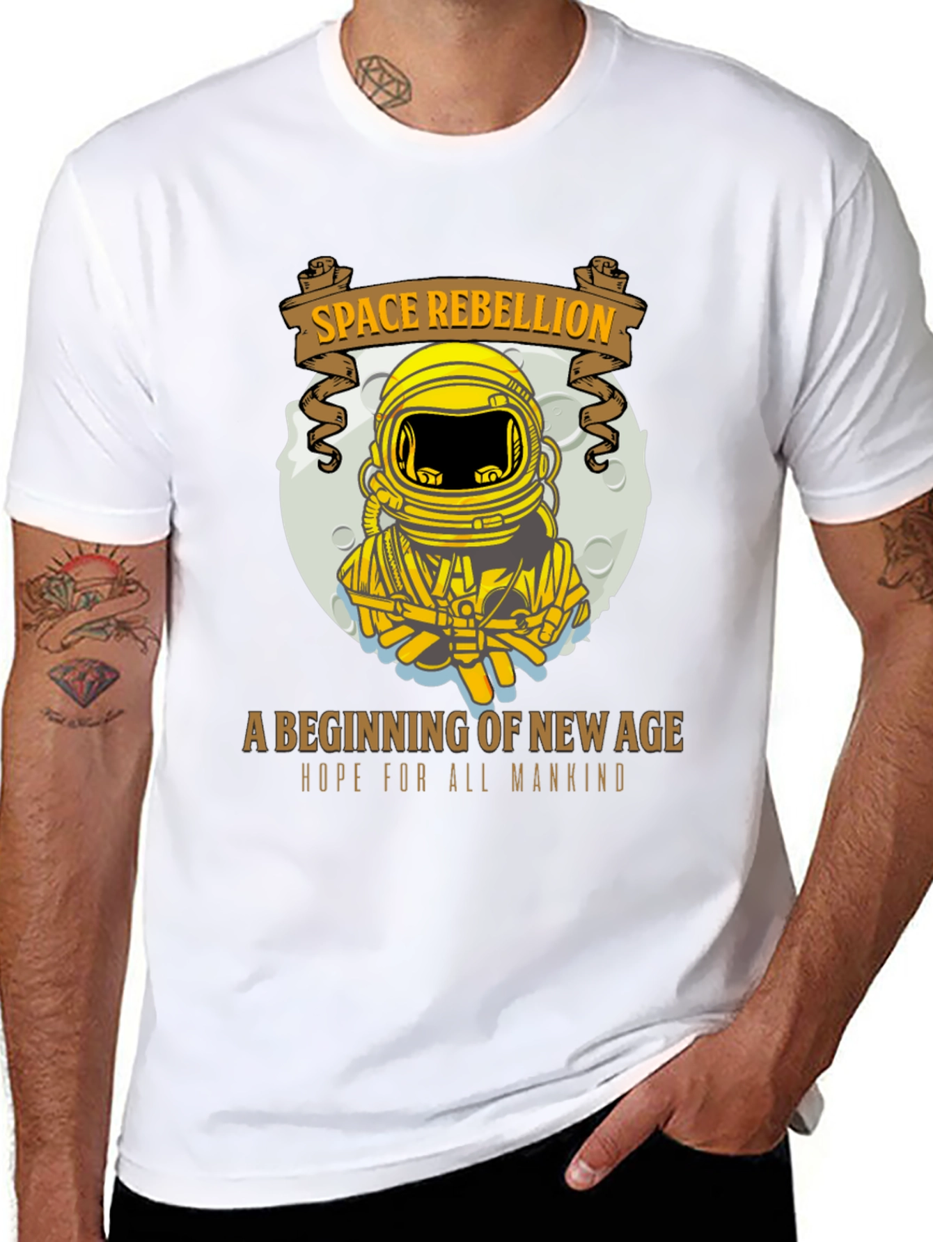 Space Rebellion Graphic T-Shirt