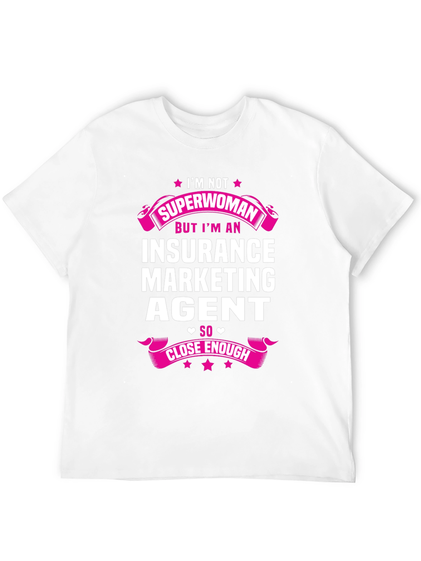Insurance Marketing Agent Superwoman Funny T-Shirt