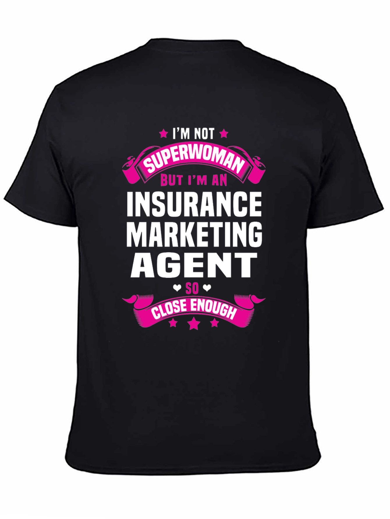 Insurance Marketing Agent Superwoman Funny T-Shirt