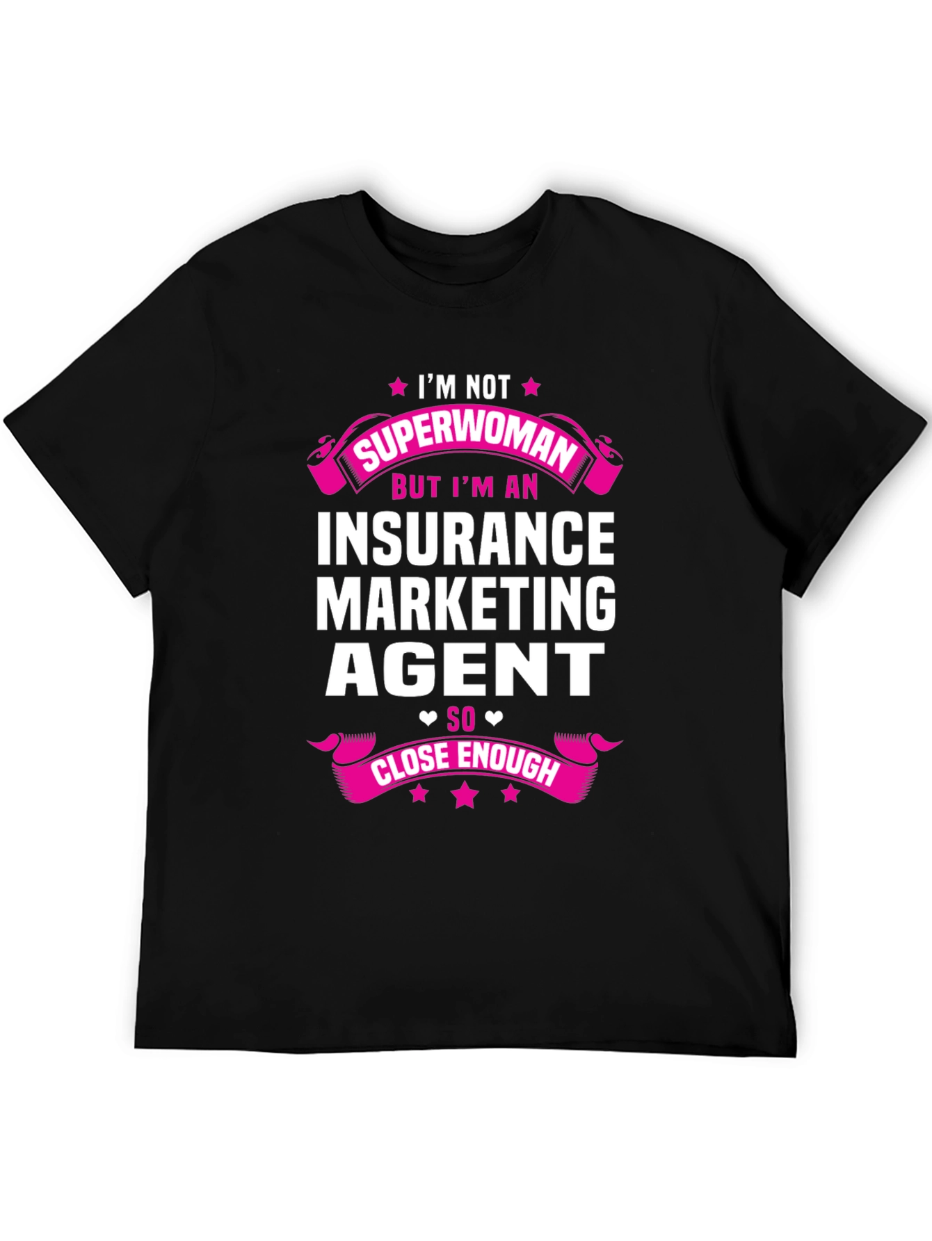 Insurance Marketing Agent Superwoman Funny T-Shirt