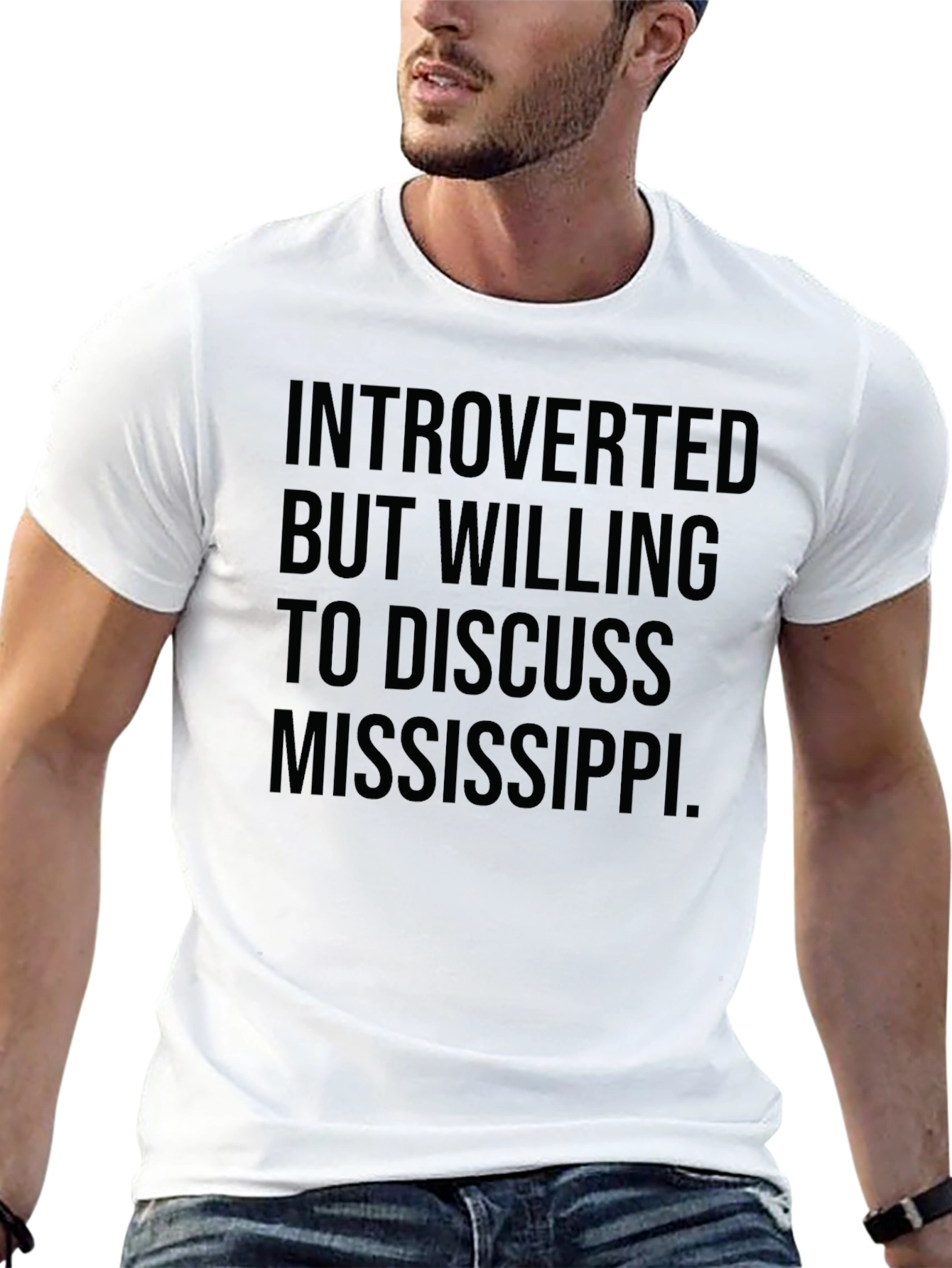 Introverted But Willing To Discuss Mississippi T-Shirt