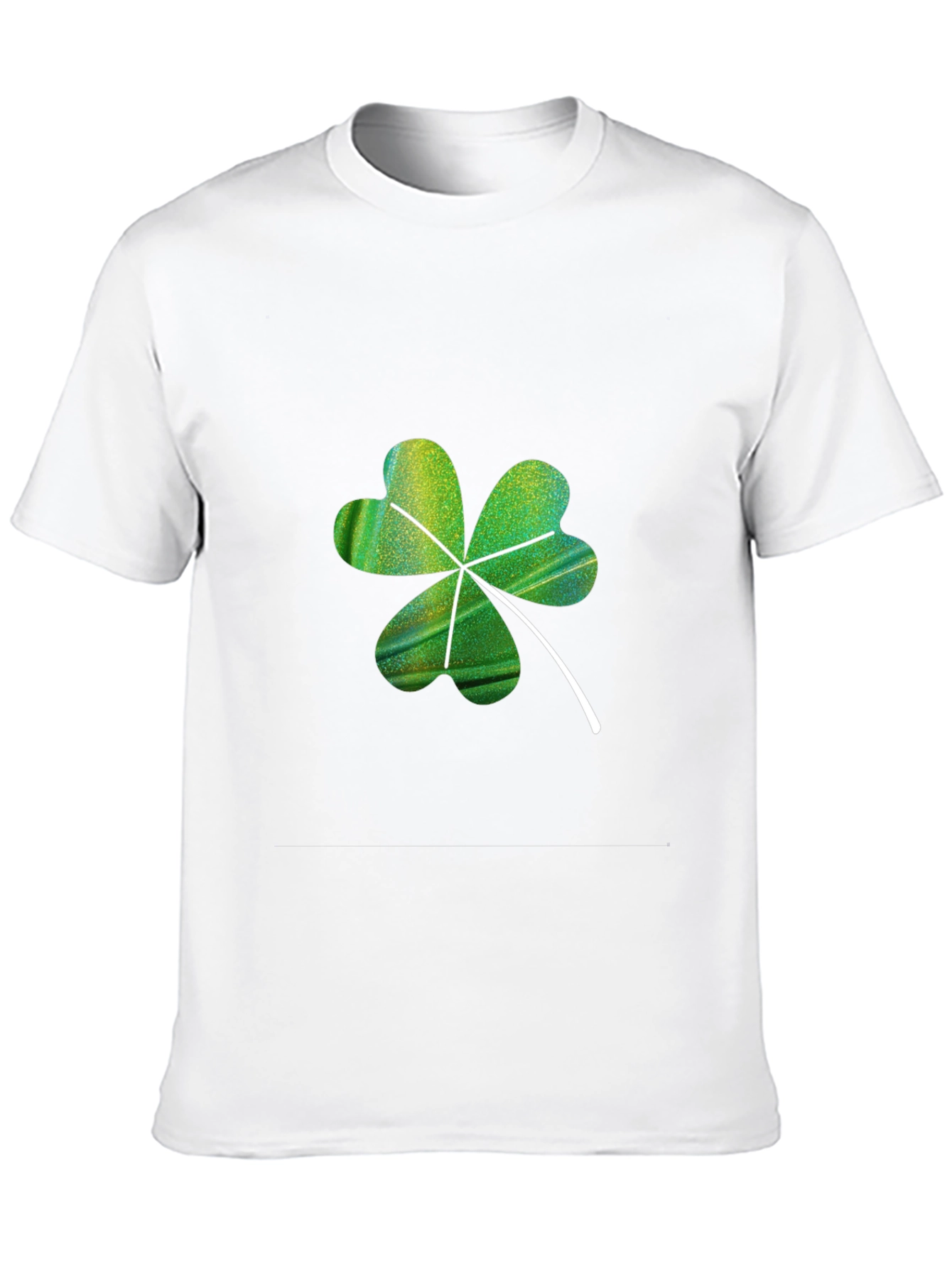 Shamrock Graphic Tee - Lucky Four-Leaf Clover Design