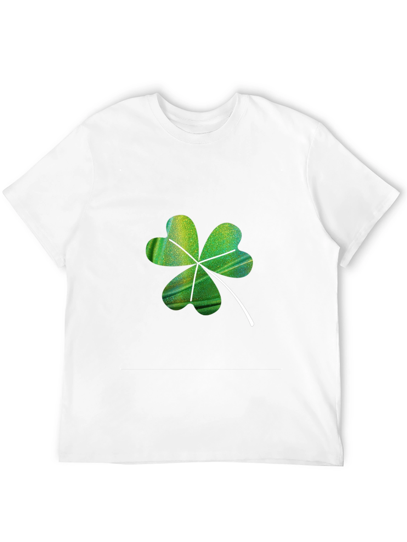 Shamrock Graphic Tee - Lucky Four-Leaf Clover Design
