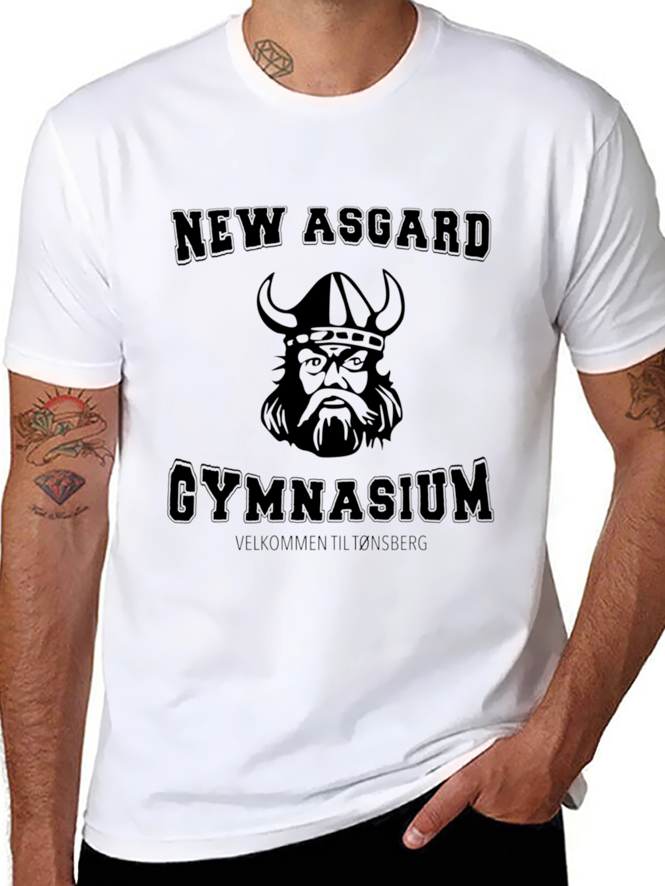 New Asgard Gymnasium Graphic T-Shirt