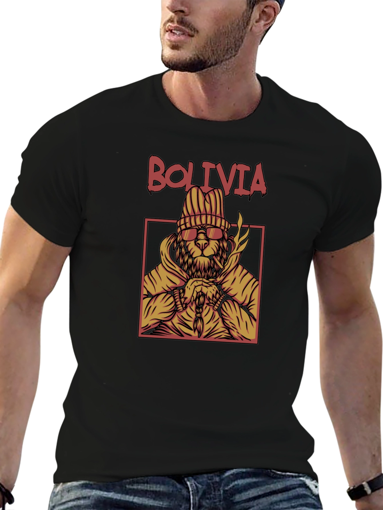 Cool Lion Bolivia T-Shirt - Streetwear Style