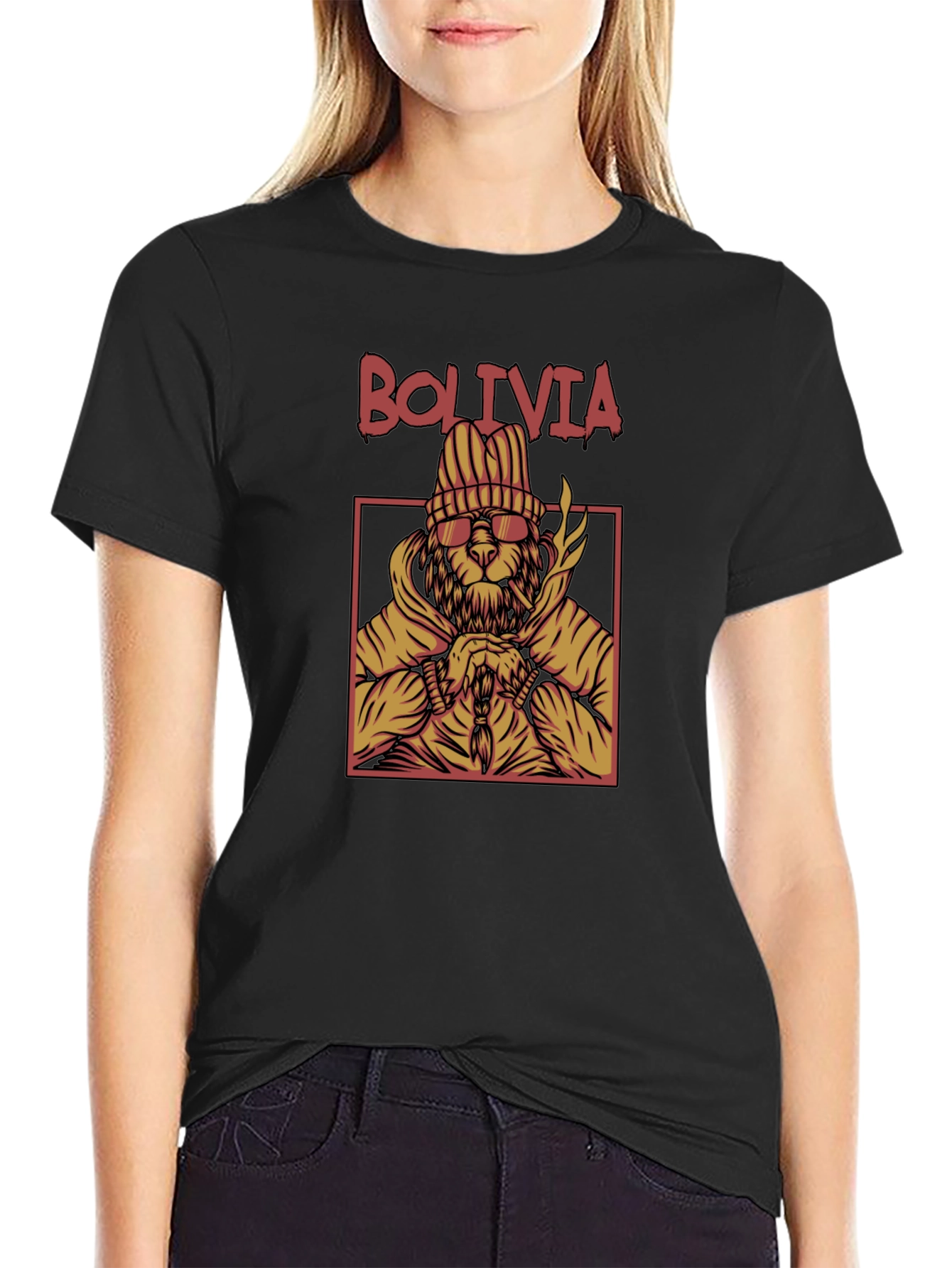 Cool Lion Bolivia T-Shirt - Streetwear Style