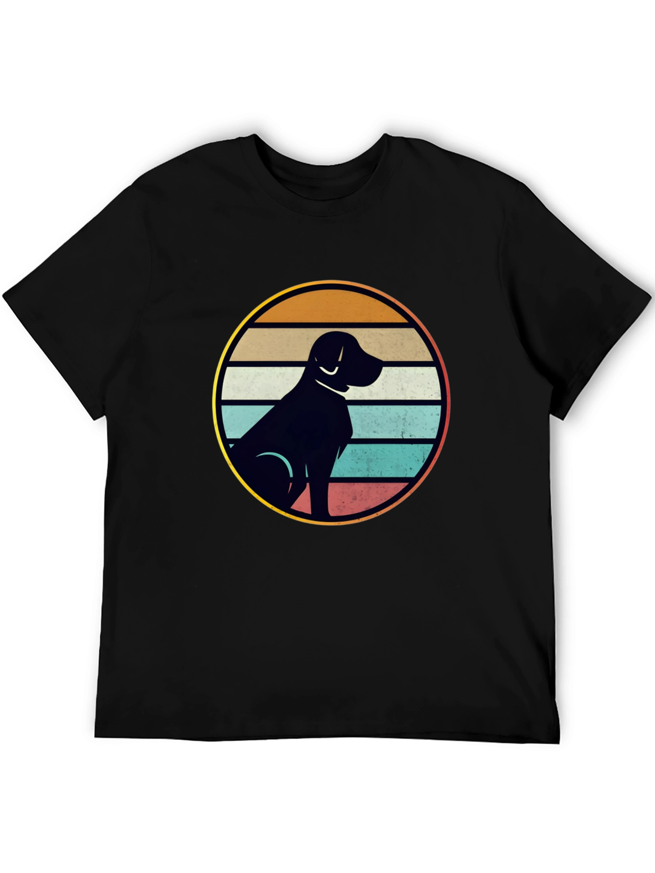 Retro Dog Silhouette T-Shirt