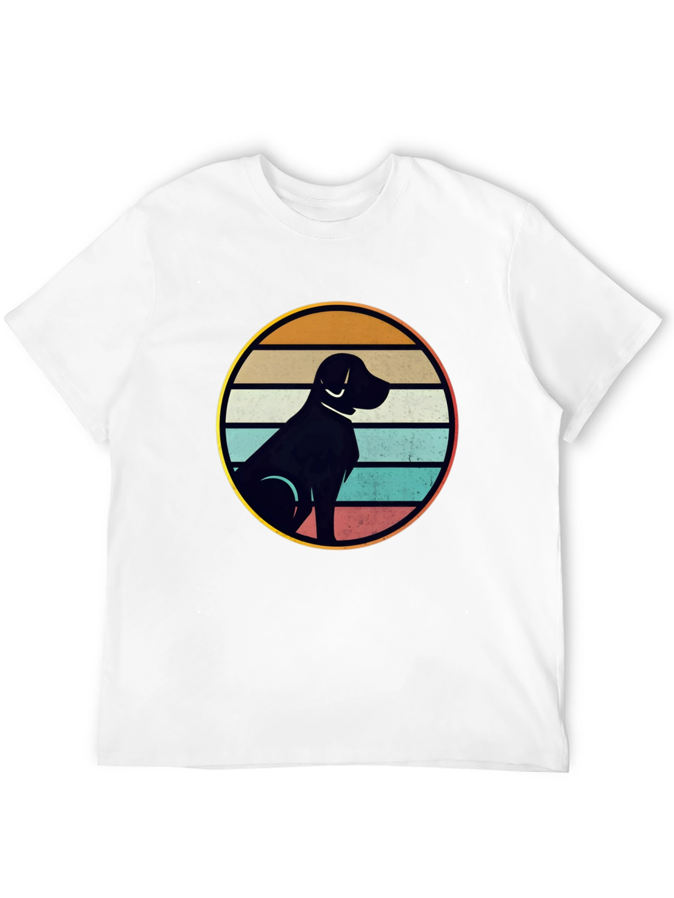 Retro Dog Silhouette T-Shirt