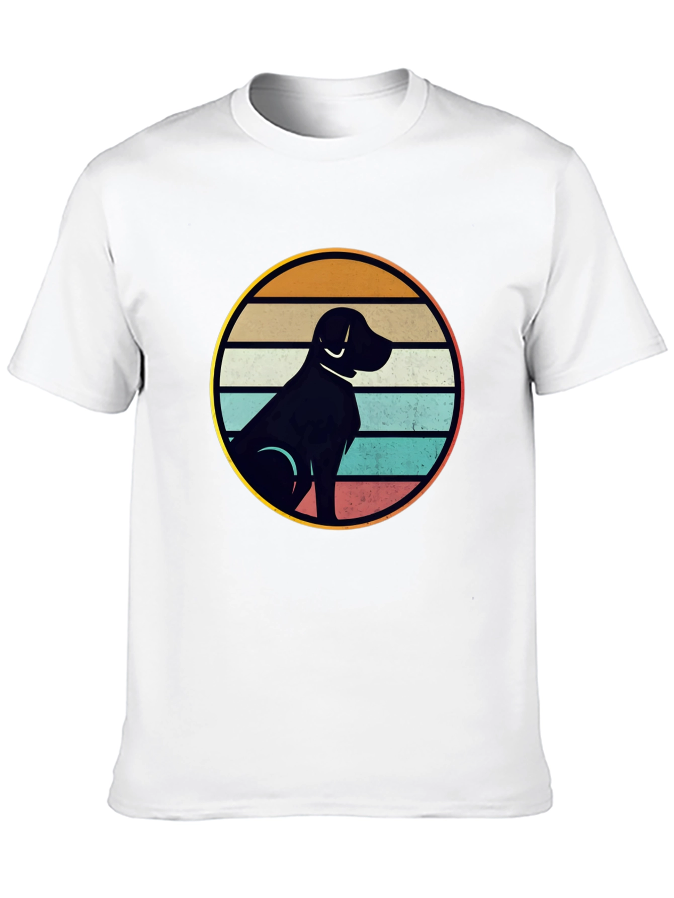 Retro Dog Silhouette T-Shirt