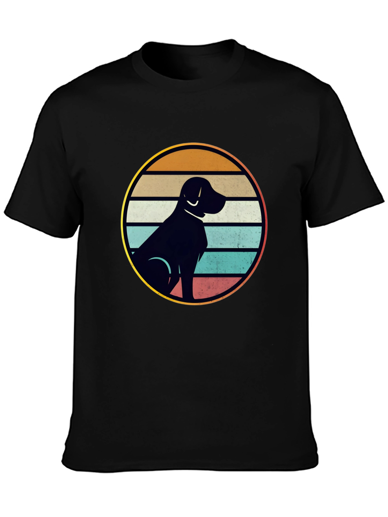 Retro Dog Silhouette T-Shirt