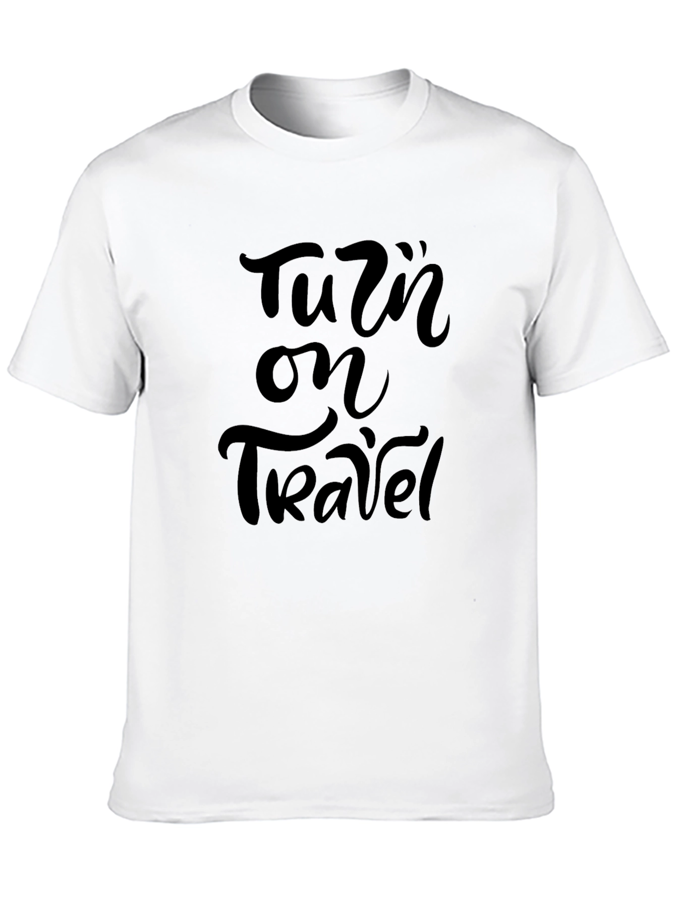 Turn On Travel Black T-Shirt