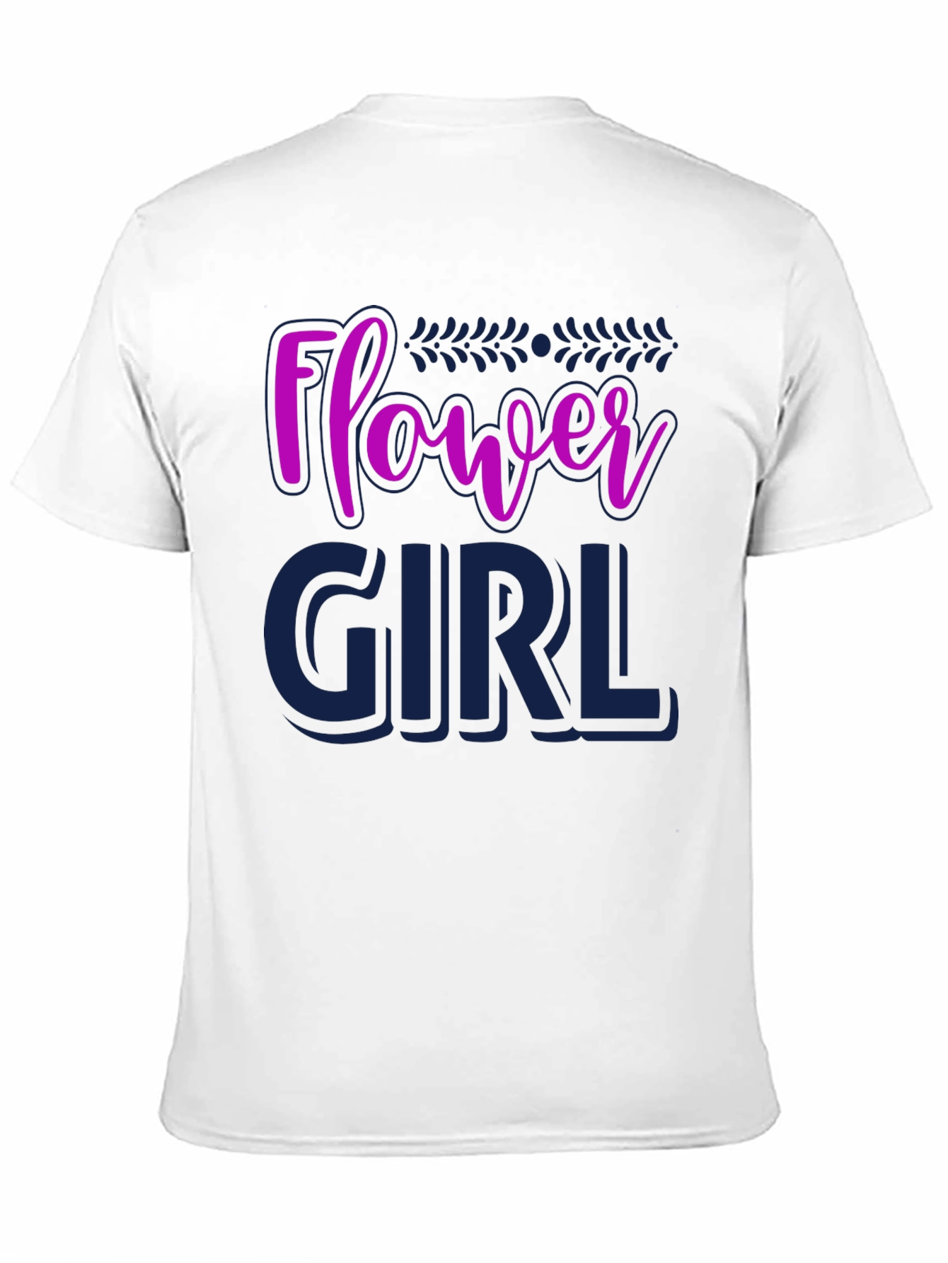 Flower Girl Graphic Tee - Cute Wedding Party Shirt