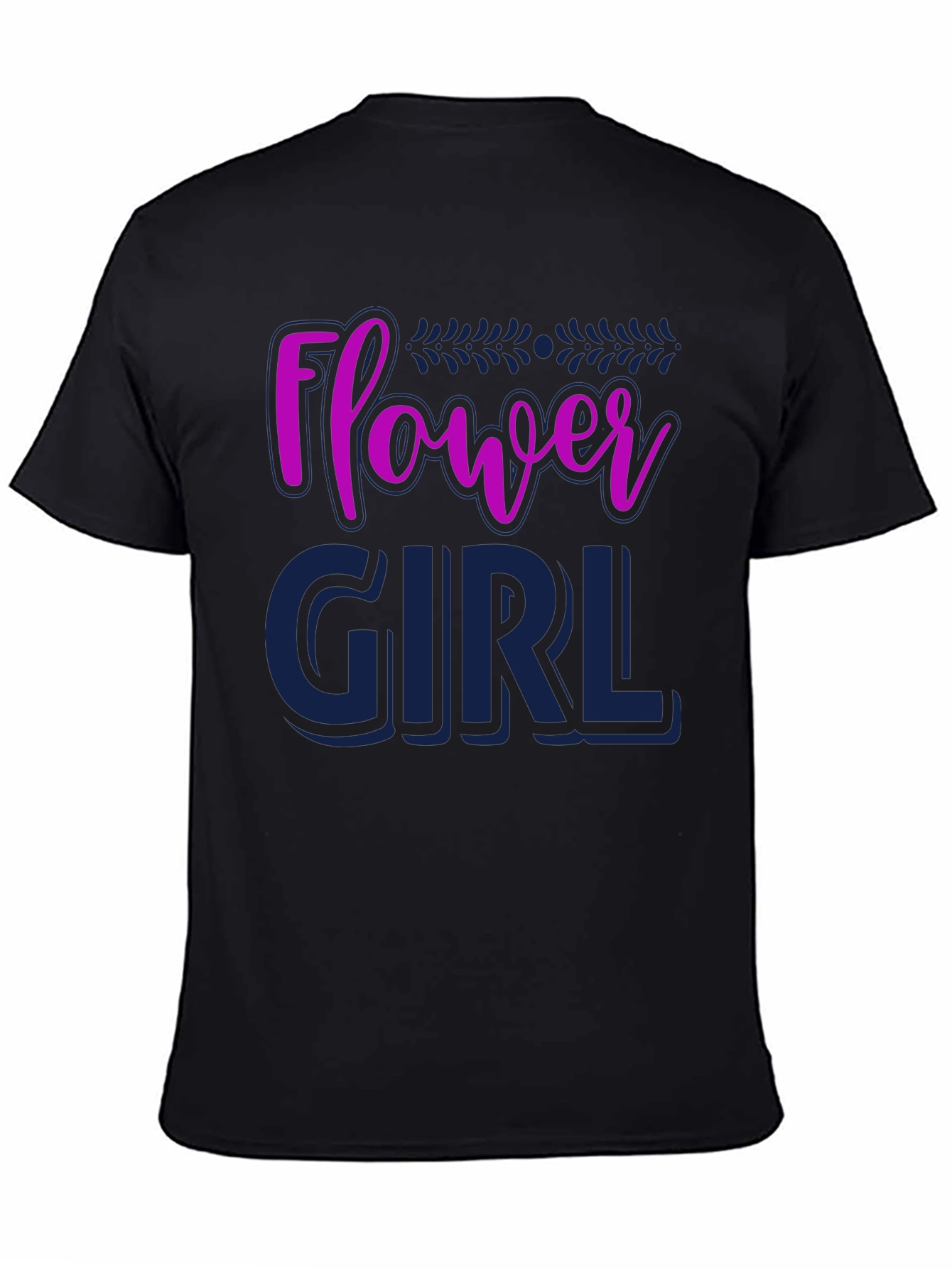 Flower Girl Graphic Tee - Cute Wedding Party Shirt