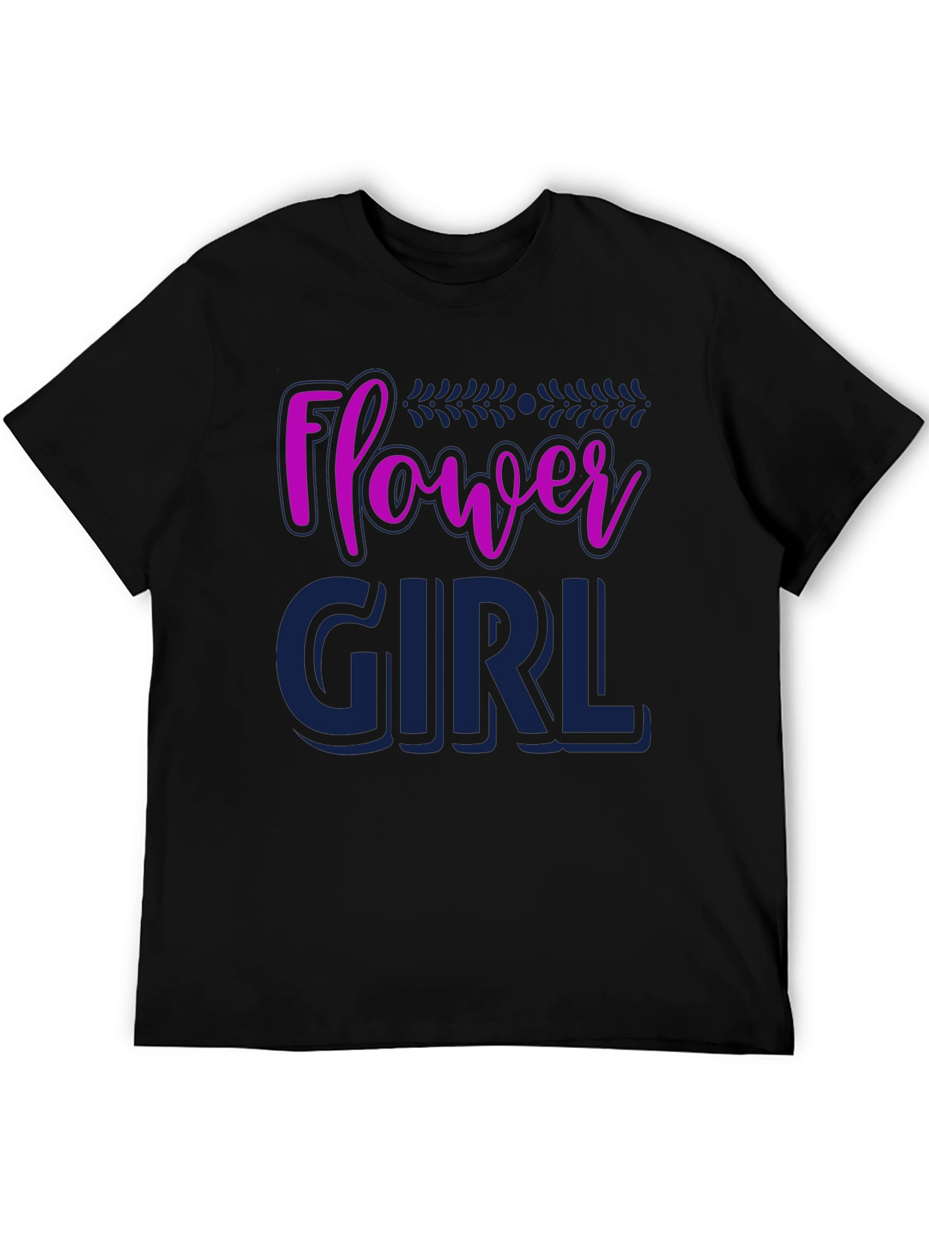 Flower Girl Graphic Tee - Cute Wedding Party Shirt