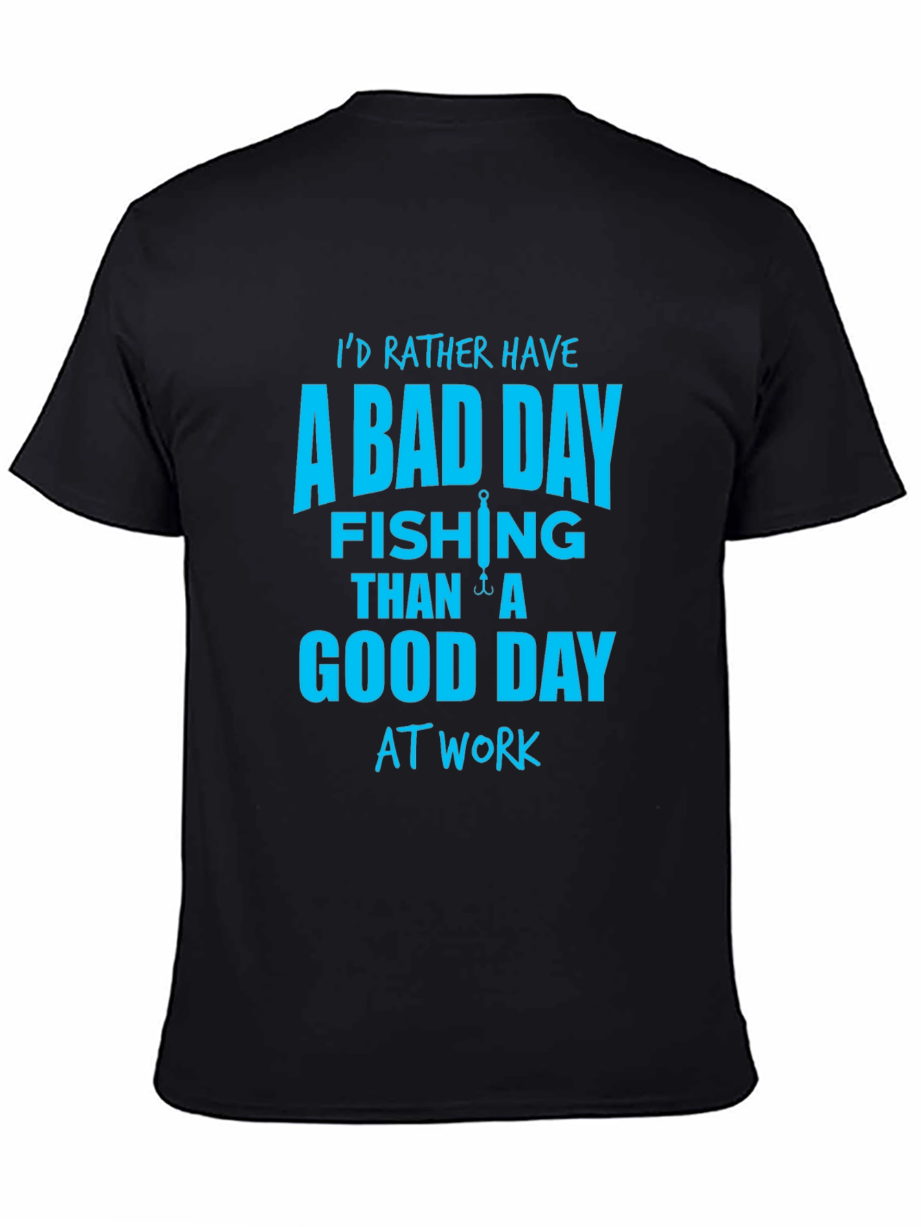 Funny Fishing T-Shirt - A Bad Day Fishing