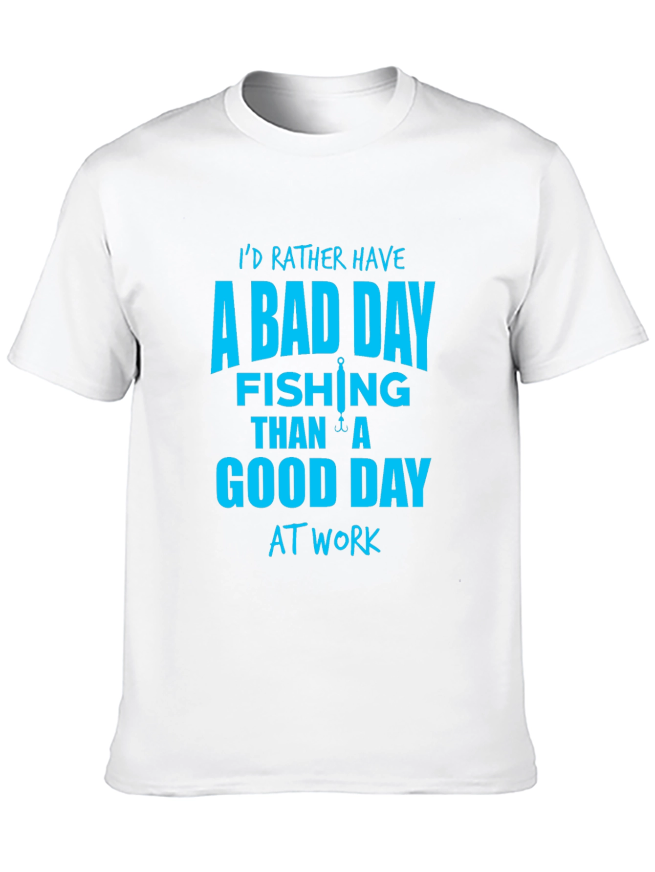 Funny Fishing T-Shirt - A Bad Day Fishing