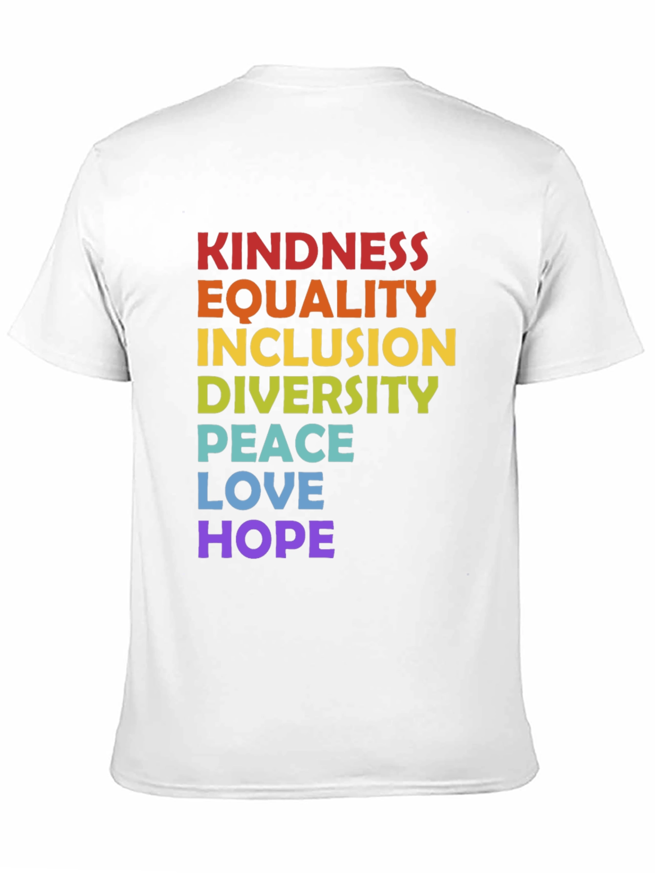 Kindness Equality Inclusion Graphic Tee - Pride T-Shirt