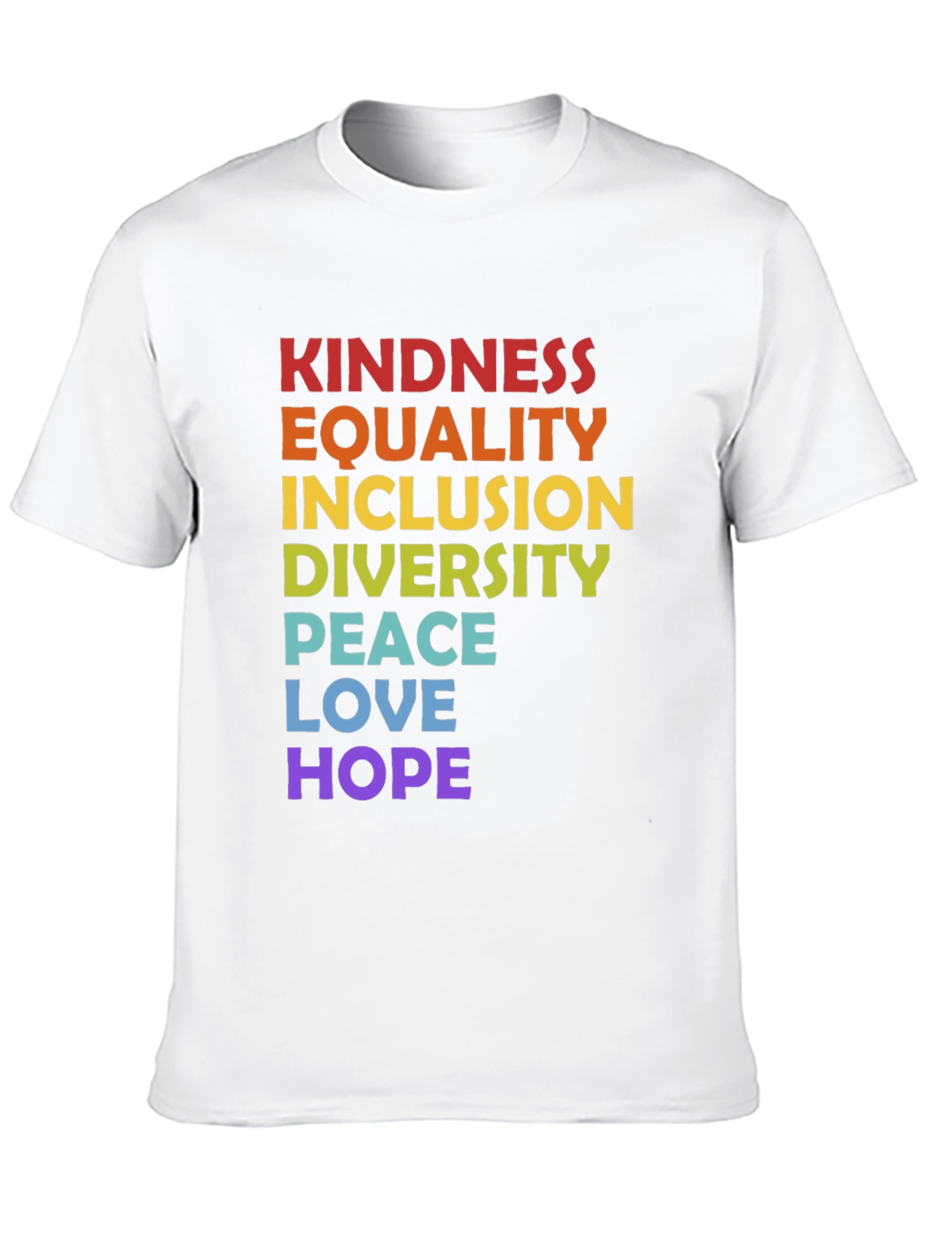 Kindness Equality Inclusion Graphic Tee - Pride T-Shirt