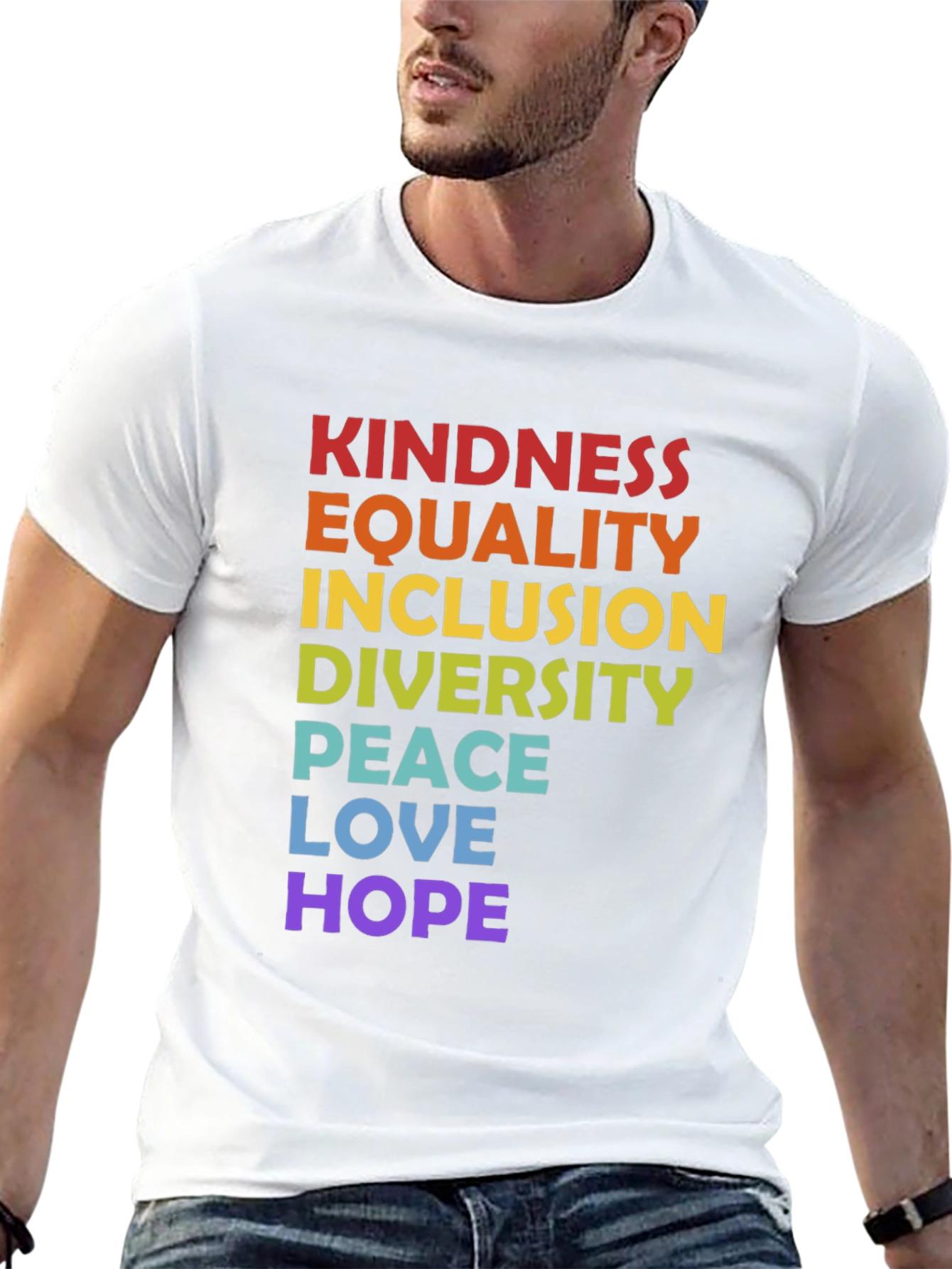 Kindness Equality Inclusion Graphic Tee - Pride T-Shirt