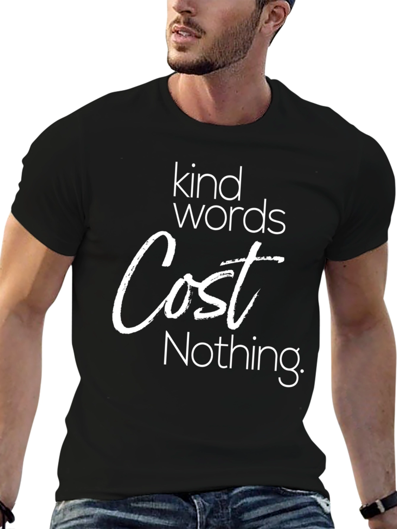 Kind Words Cost Nothing Graphic Tee