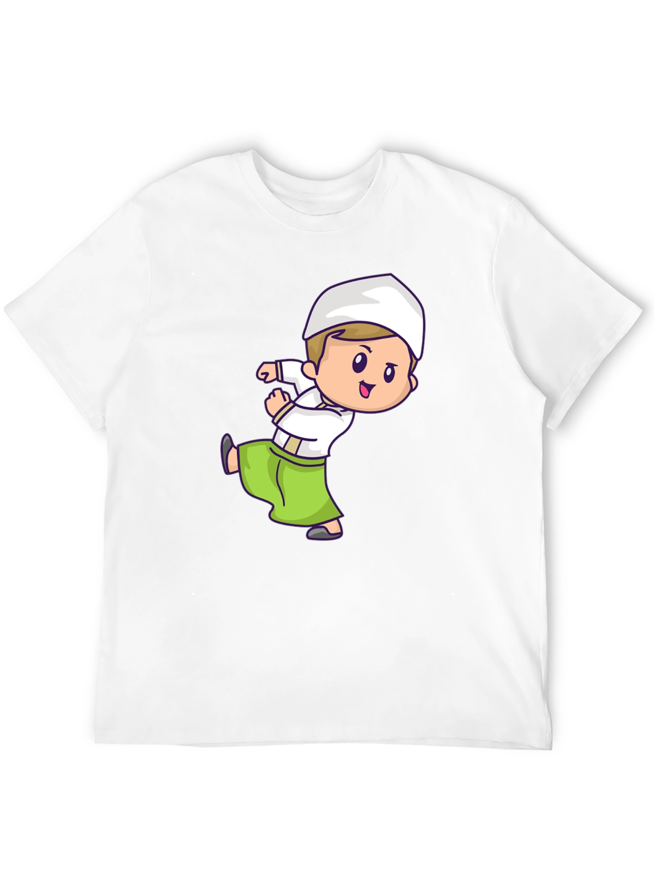 Cartoon Moslem Boy T-Shirt