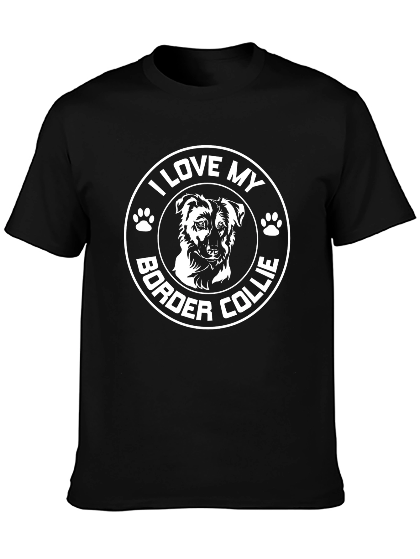 I Love My Border Collie T-Shirt