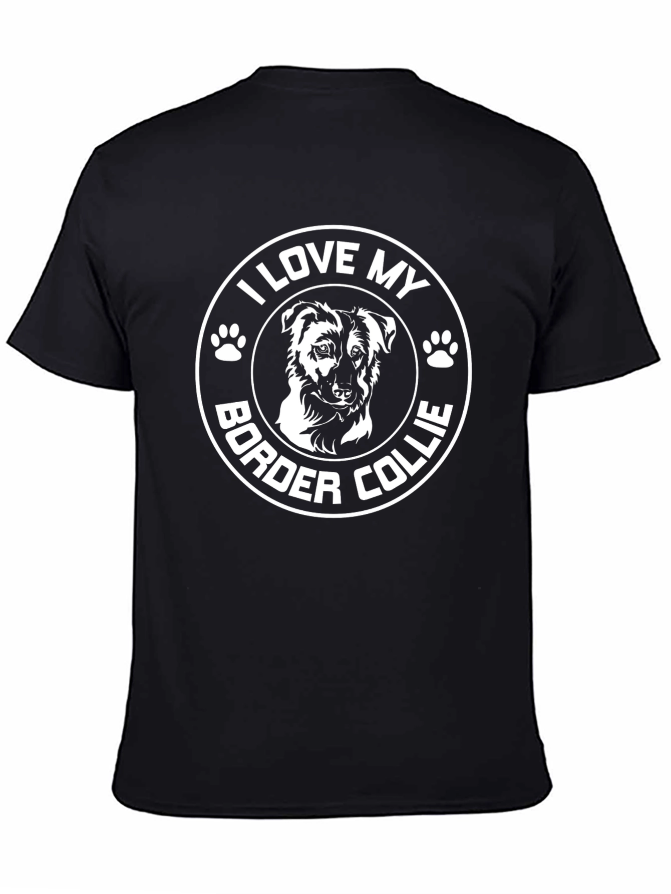 I Love My Border Collie T-Shirt
