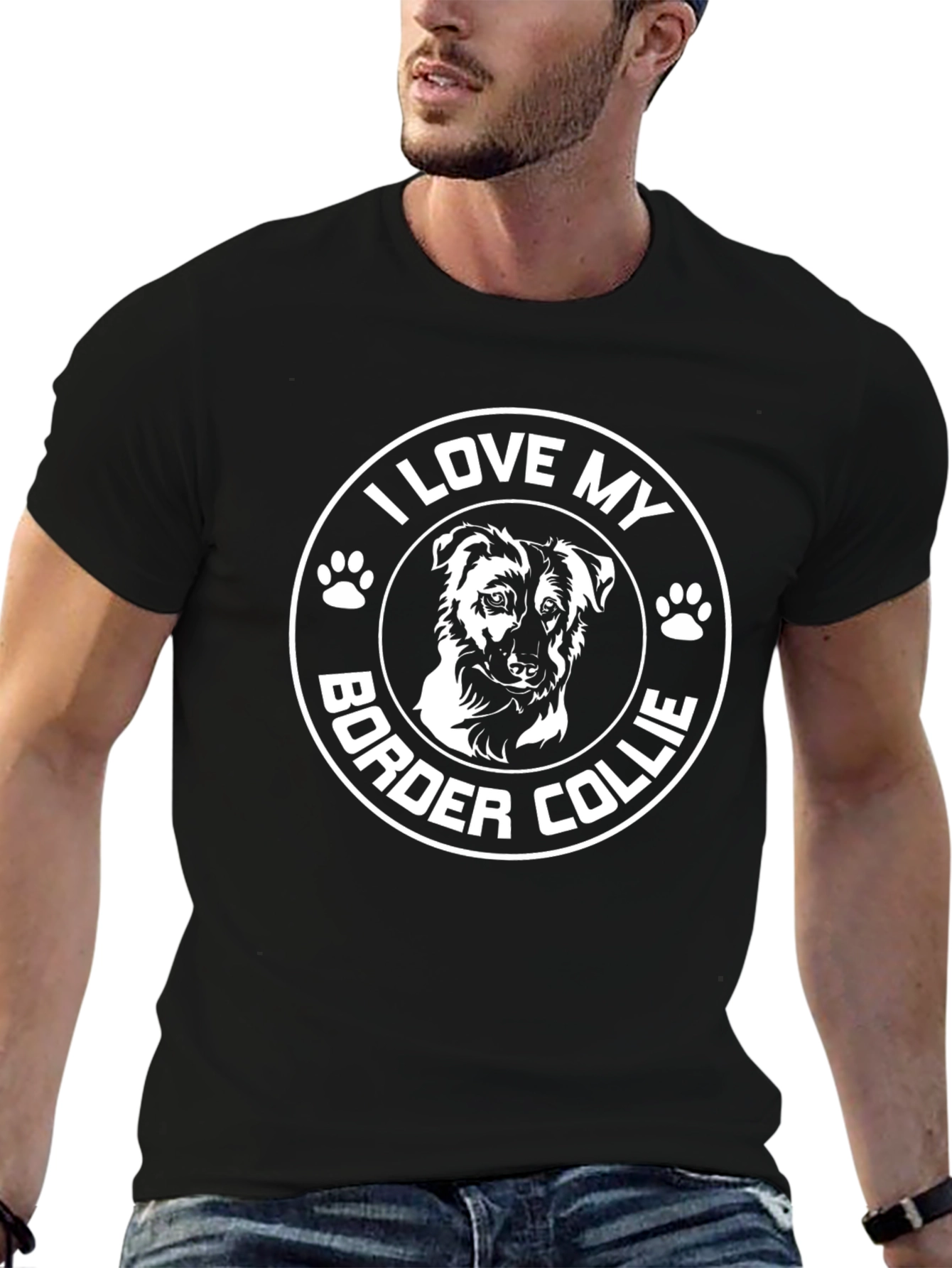 I Love My Border Collie T-Shirt