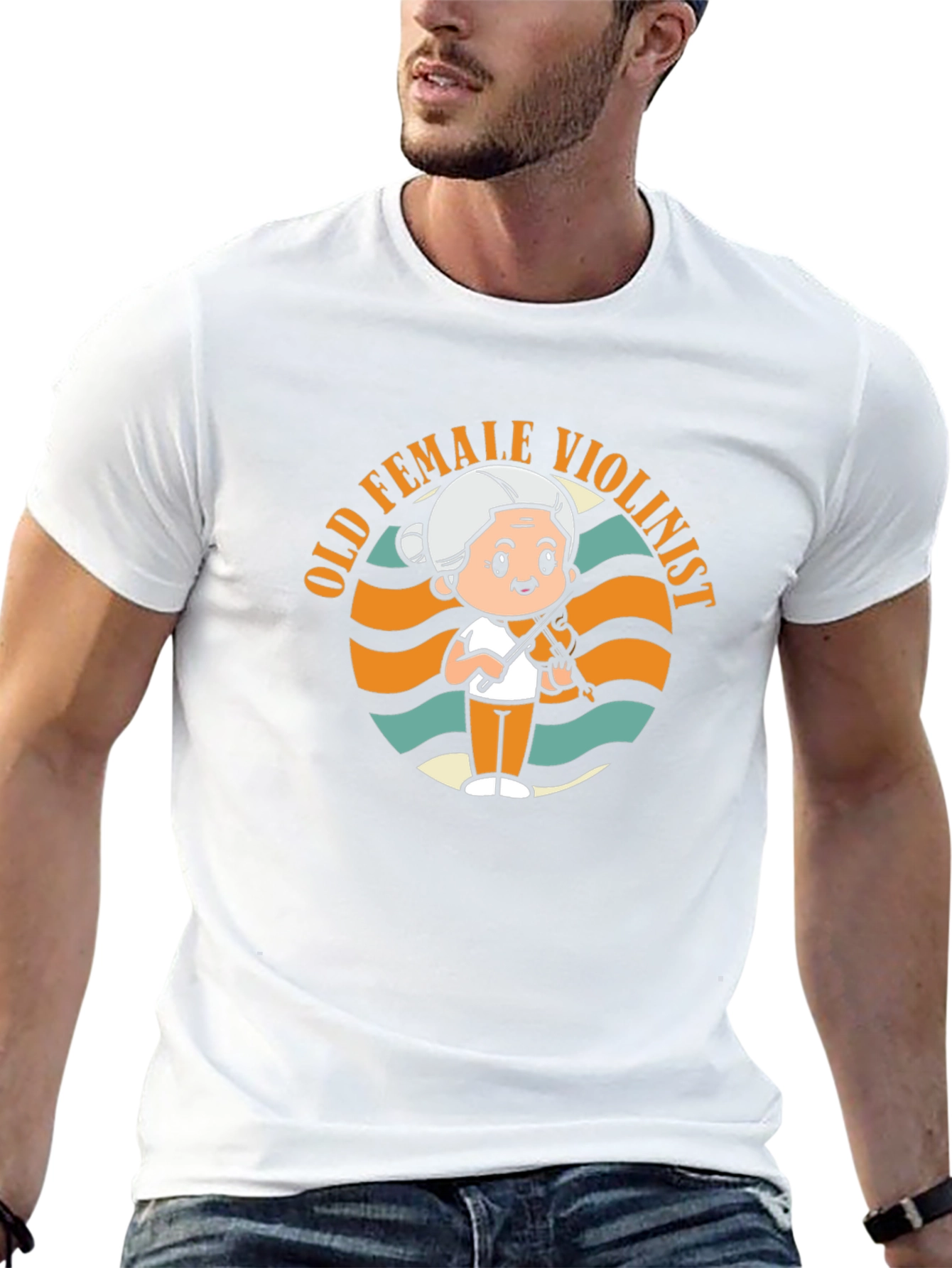 Old Female Violinist T-Shirt