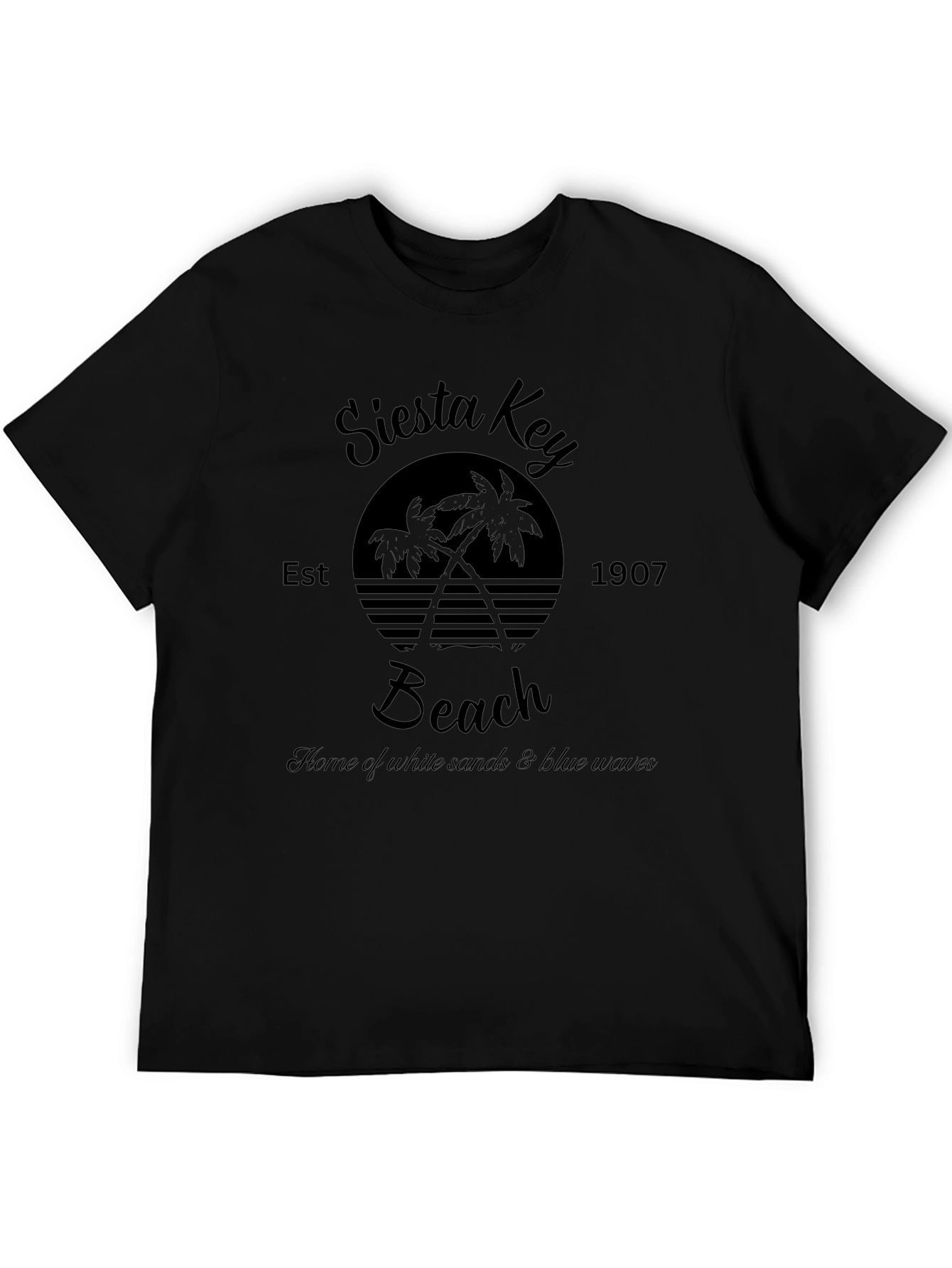 Siesta Key Beach Graphic Tee - Retro Style