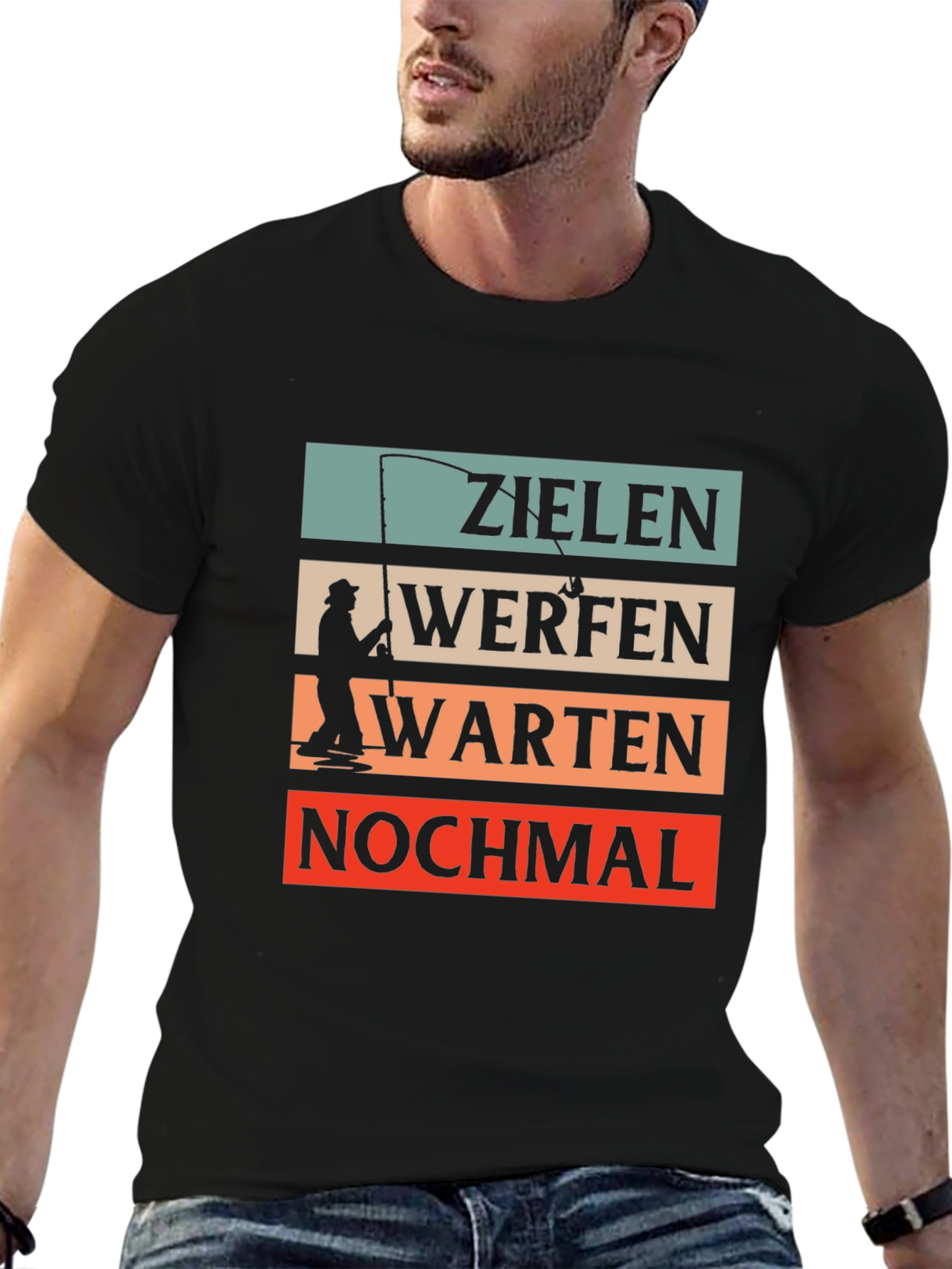 Zielan Werfen Warten T-Shirt
