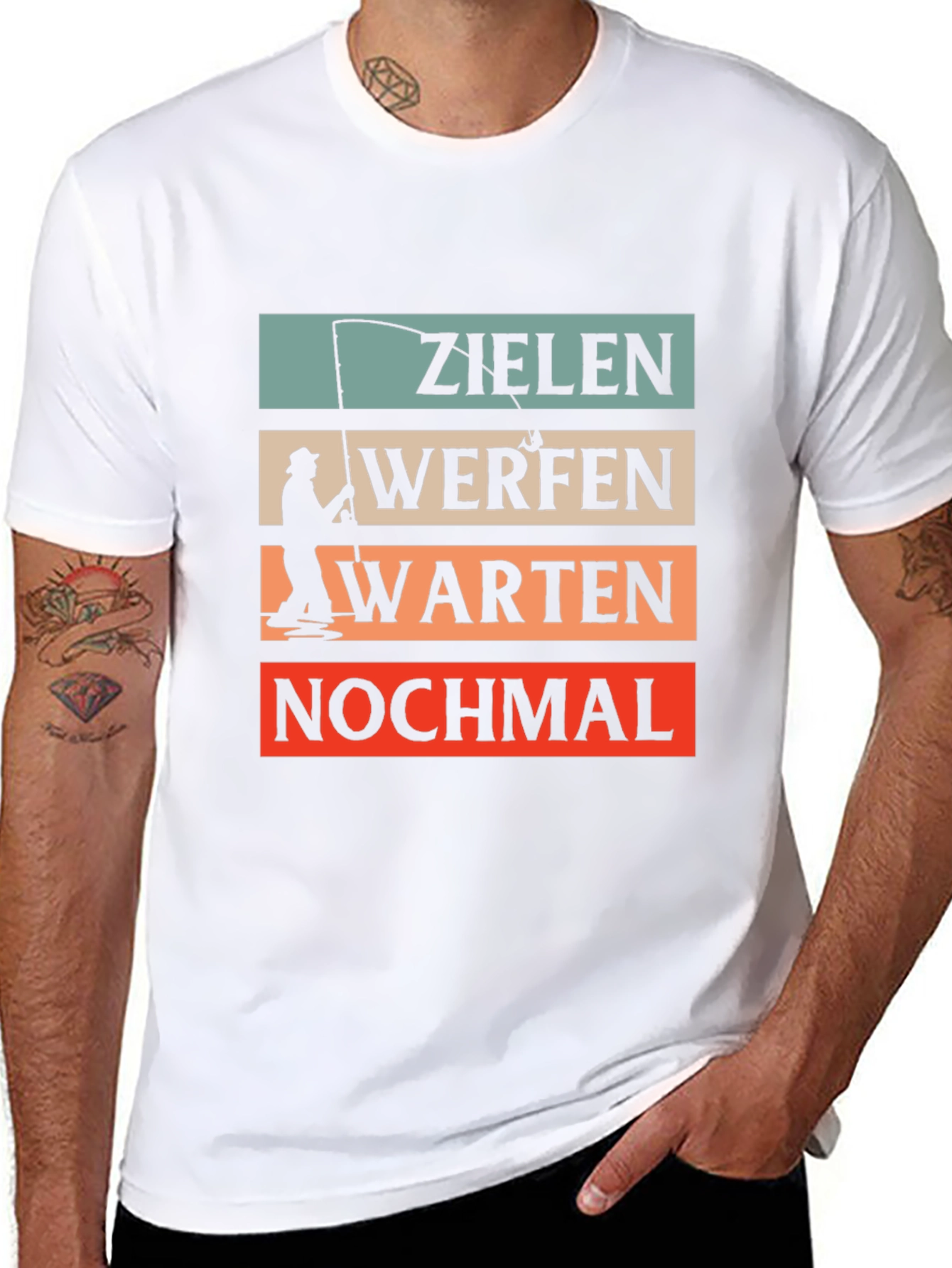 Zielan Werfen Warten T-Shirt