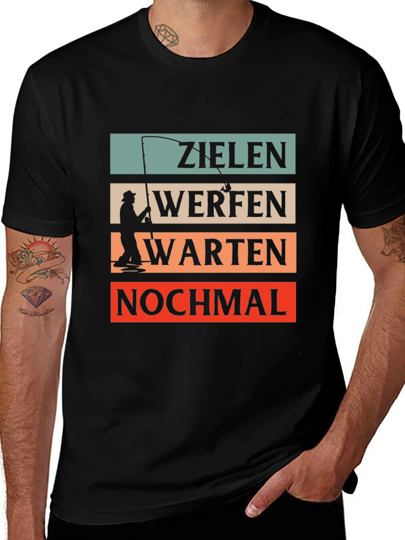 Zielan Werfen Warten T-Shirt