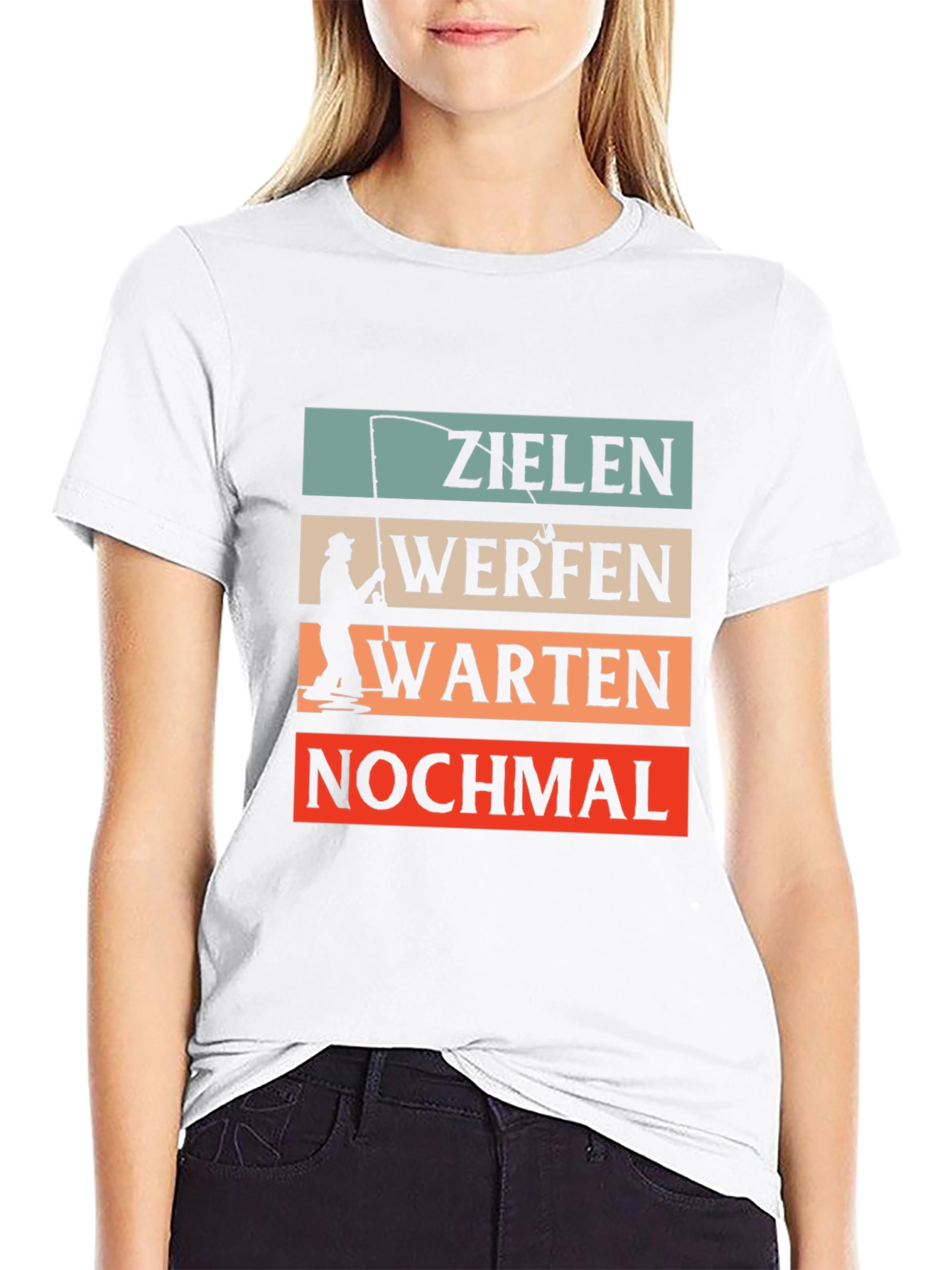Zielan Werfen Warten T-Shirt