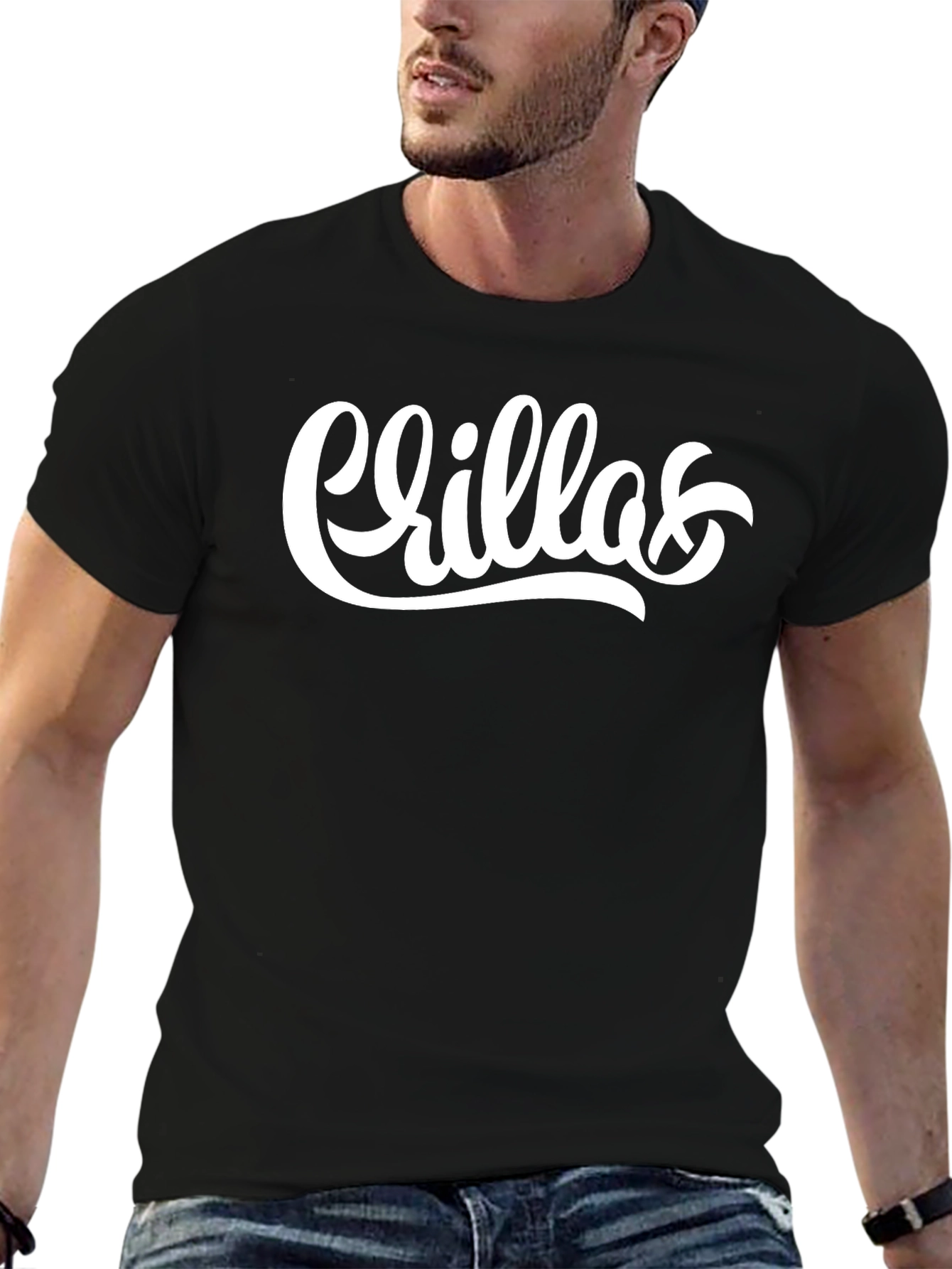 Chillax Black Graphic T-Shirt