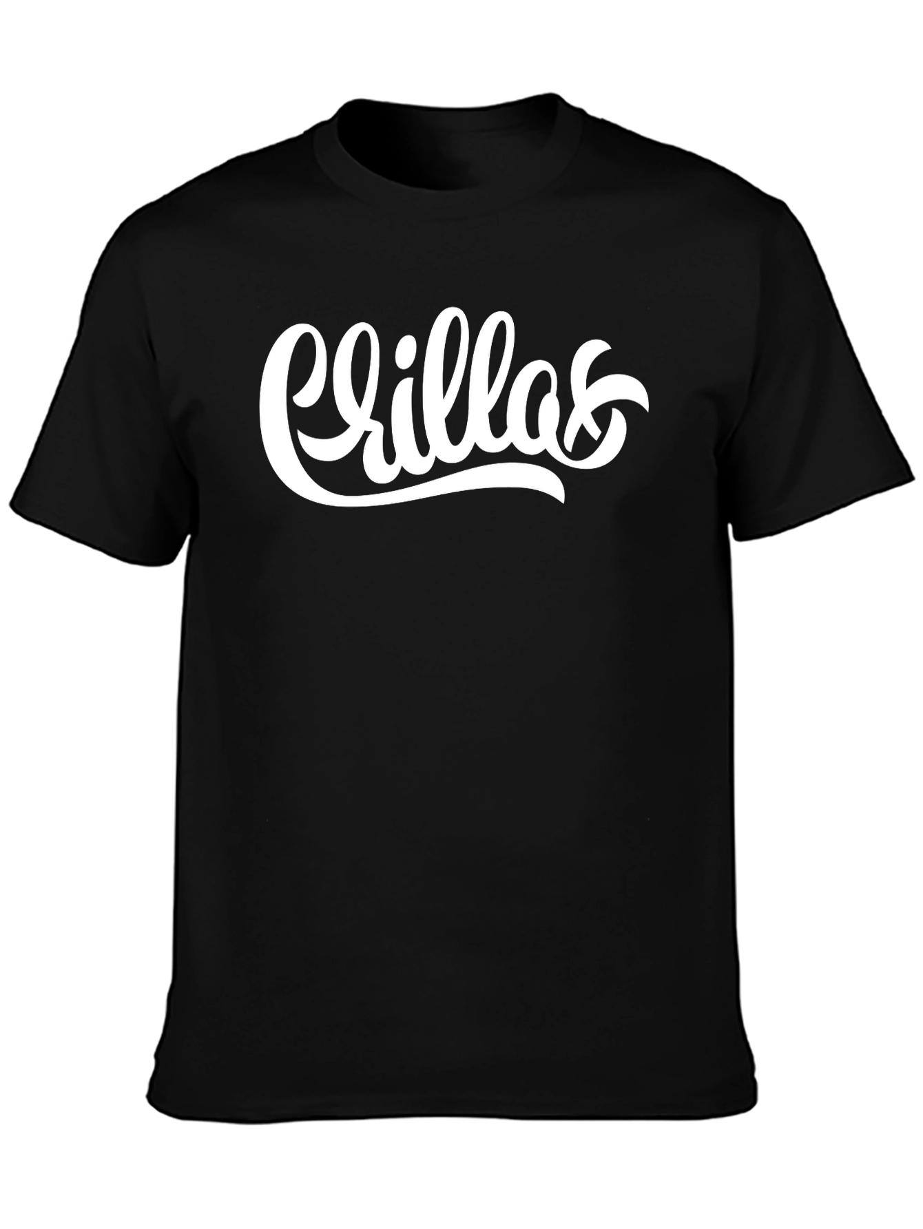 Chillax Black Graphic T-Shirt