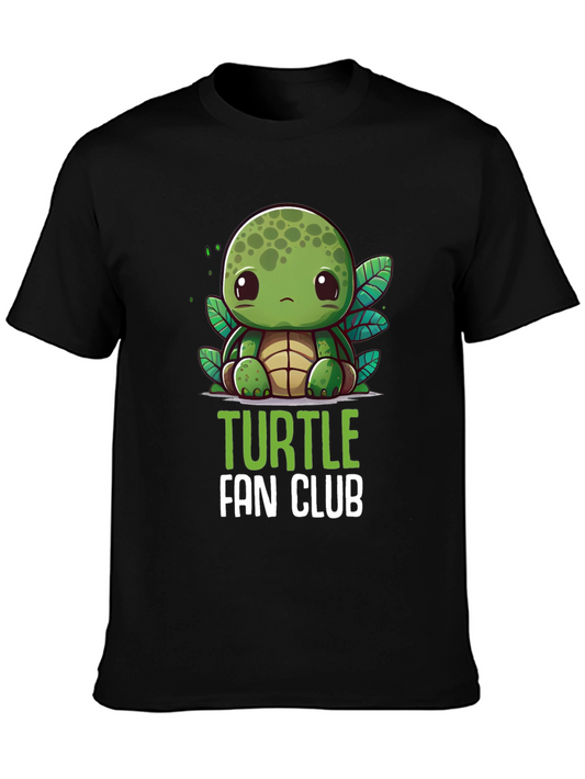 Cute Turtle Fan Club Graphic Tee - Unisex