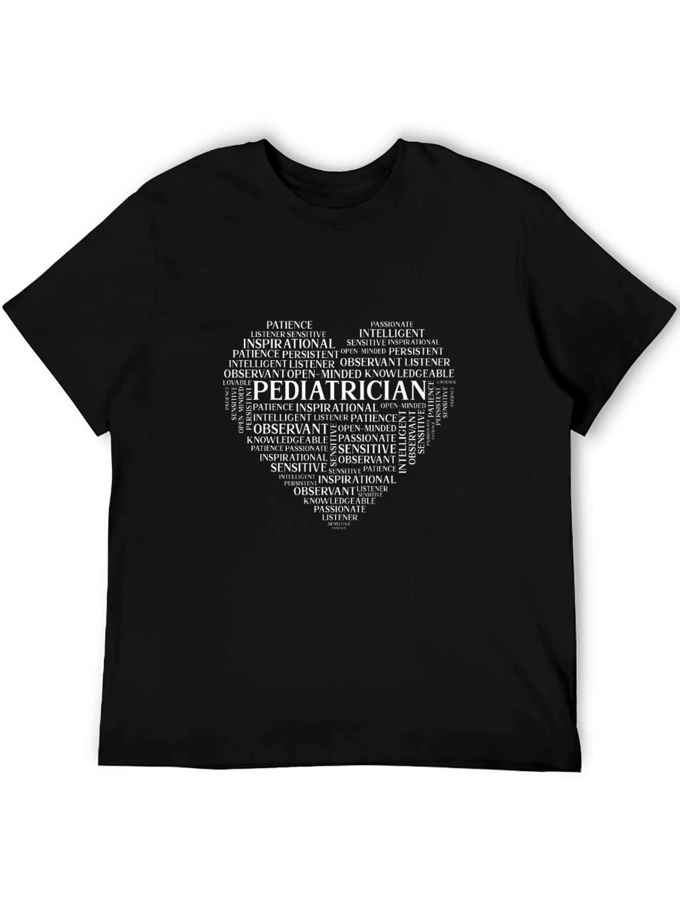 Pediatrician Word Art Heart T-Shirt