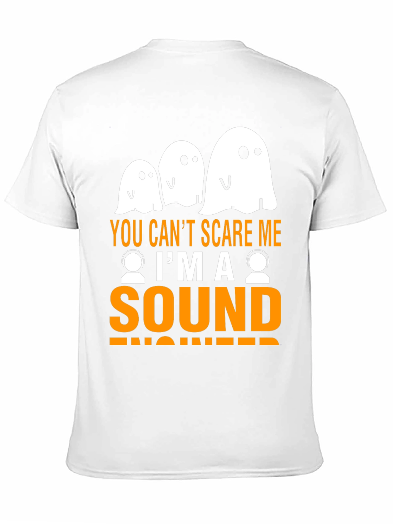 Sound Engineer Halloween Ghost T-Shirt