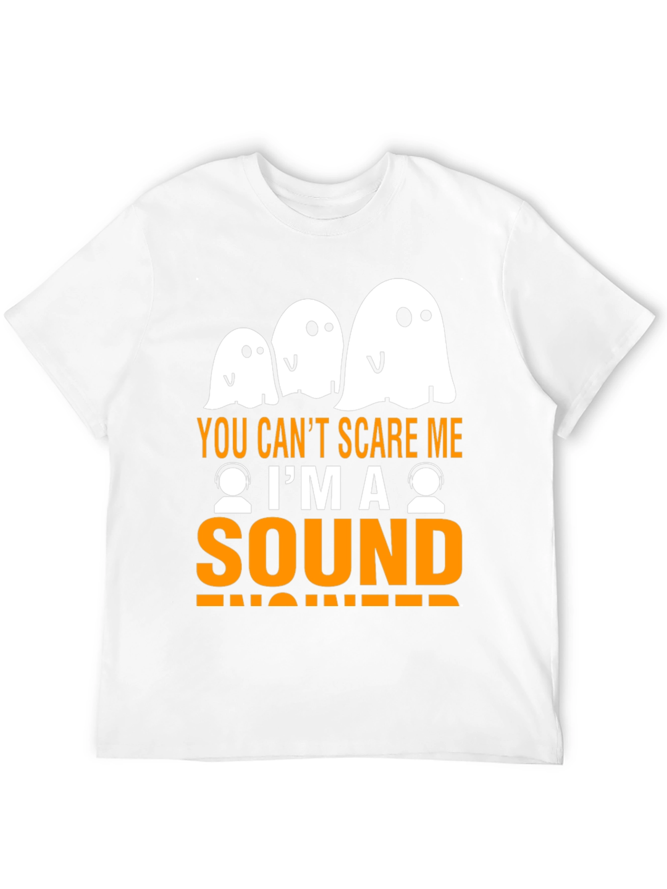 Sound Engineer Halloween Ghost T-Shirt